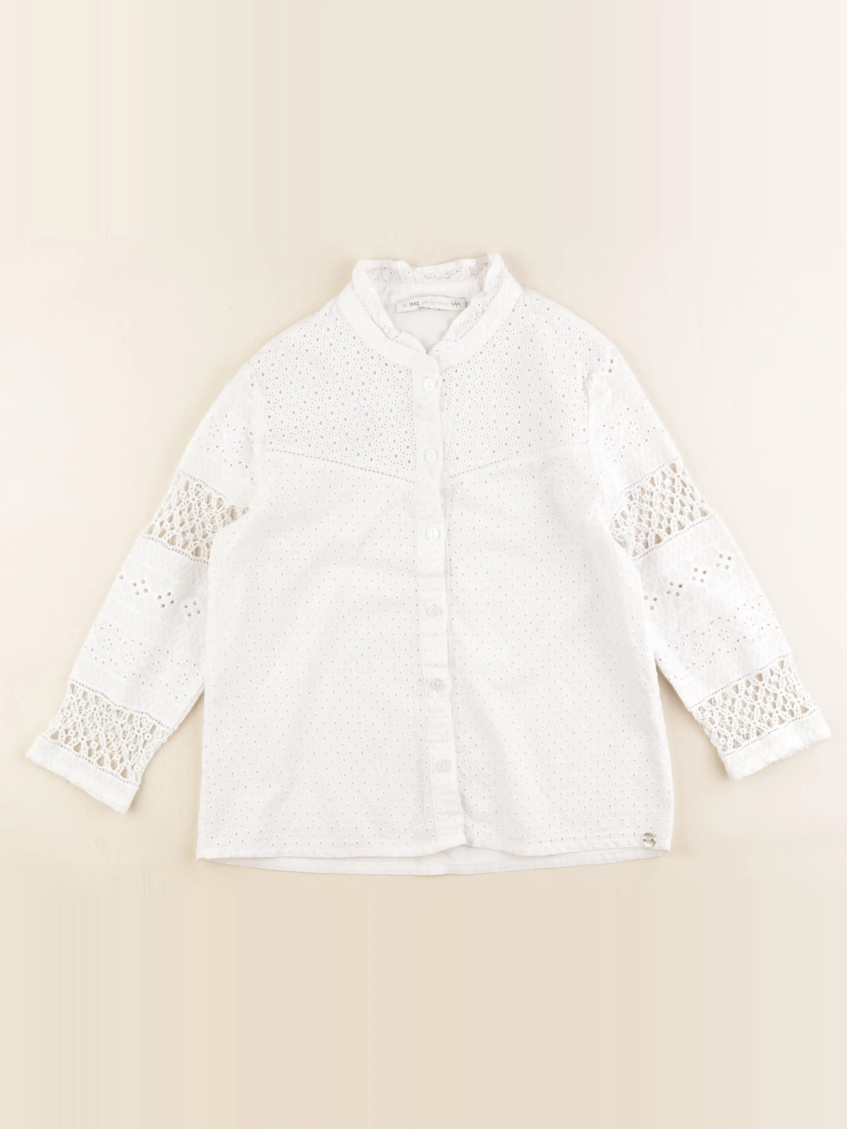 IKKS - blouse blanc - 10 ans