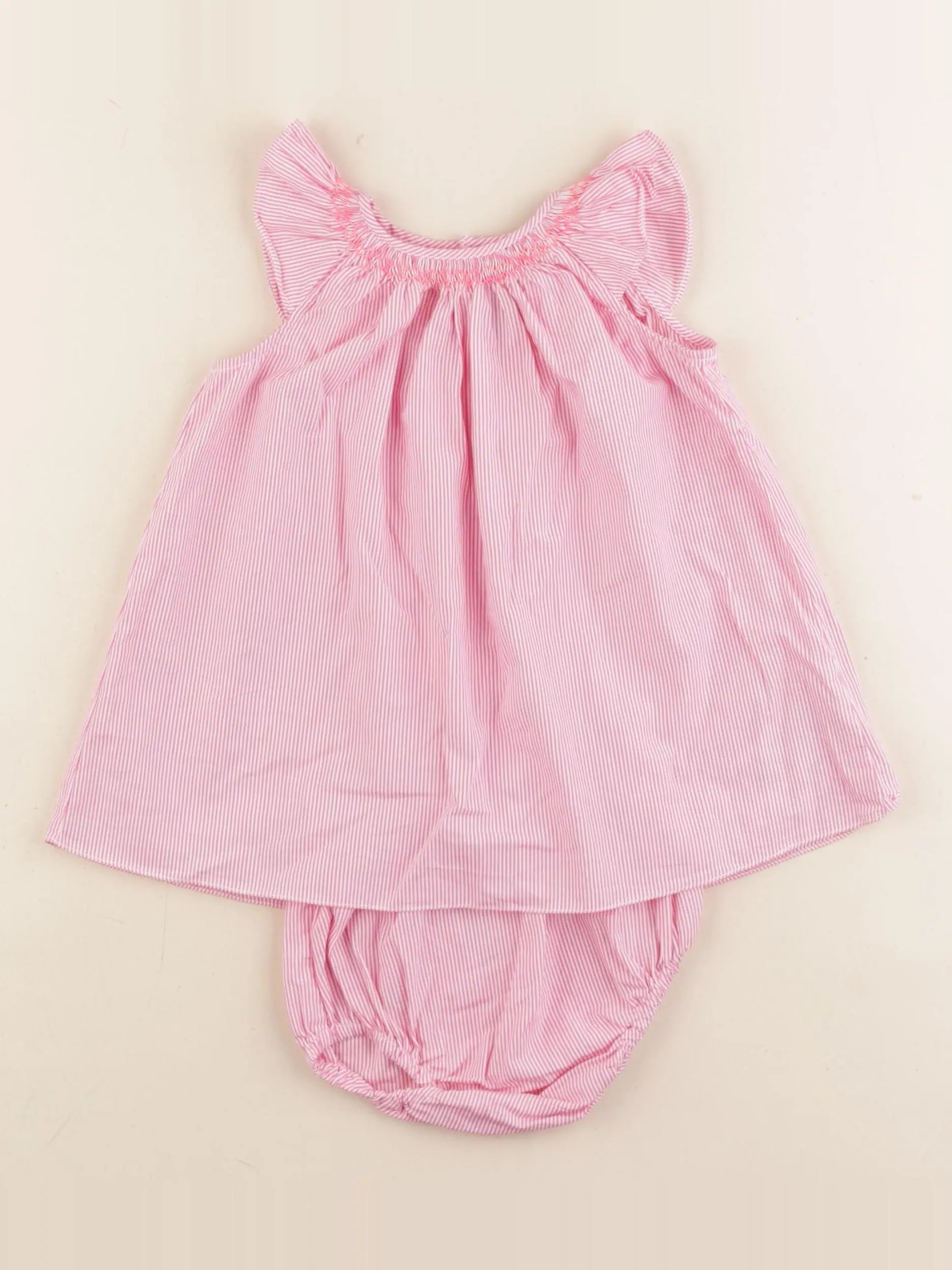 Jacadi - robe rose - 6 mois