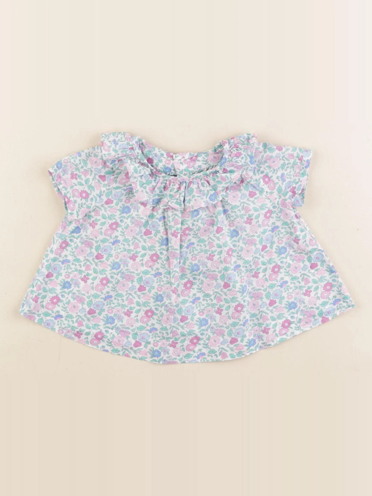 Jacadi - blouse liberty multicolore - 3 mois