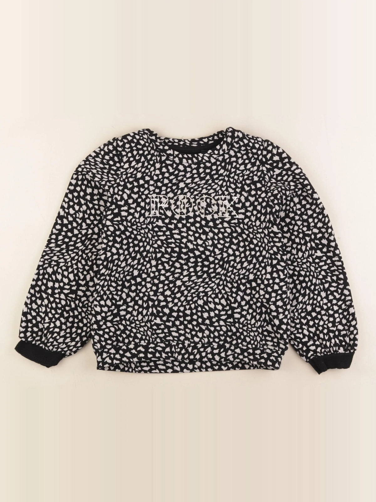 IKKS - sweat noir - 8 ans
