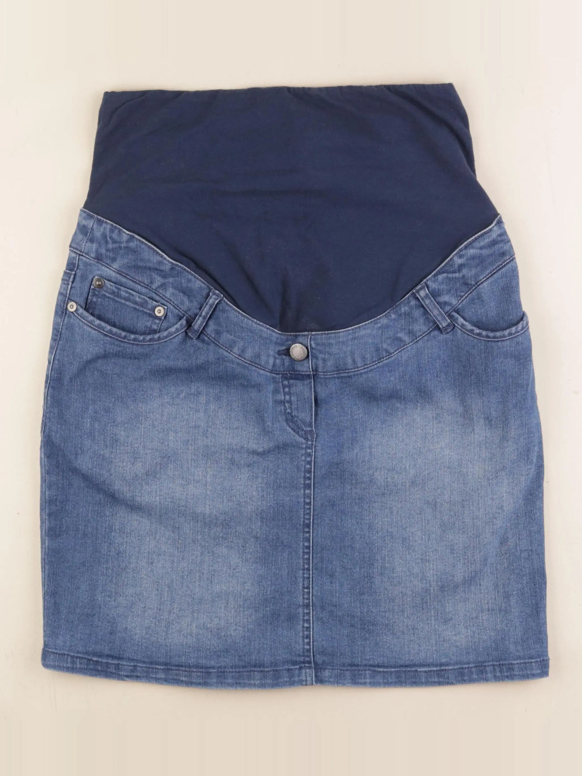 Vertbaudet - jupe grossesse bleu - 38