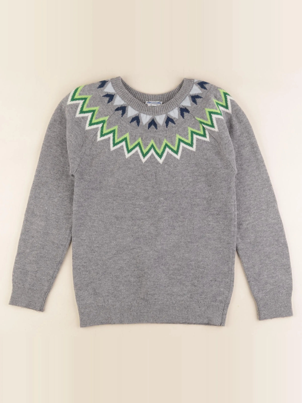 Jacadi - pull gris - 12 ans