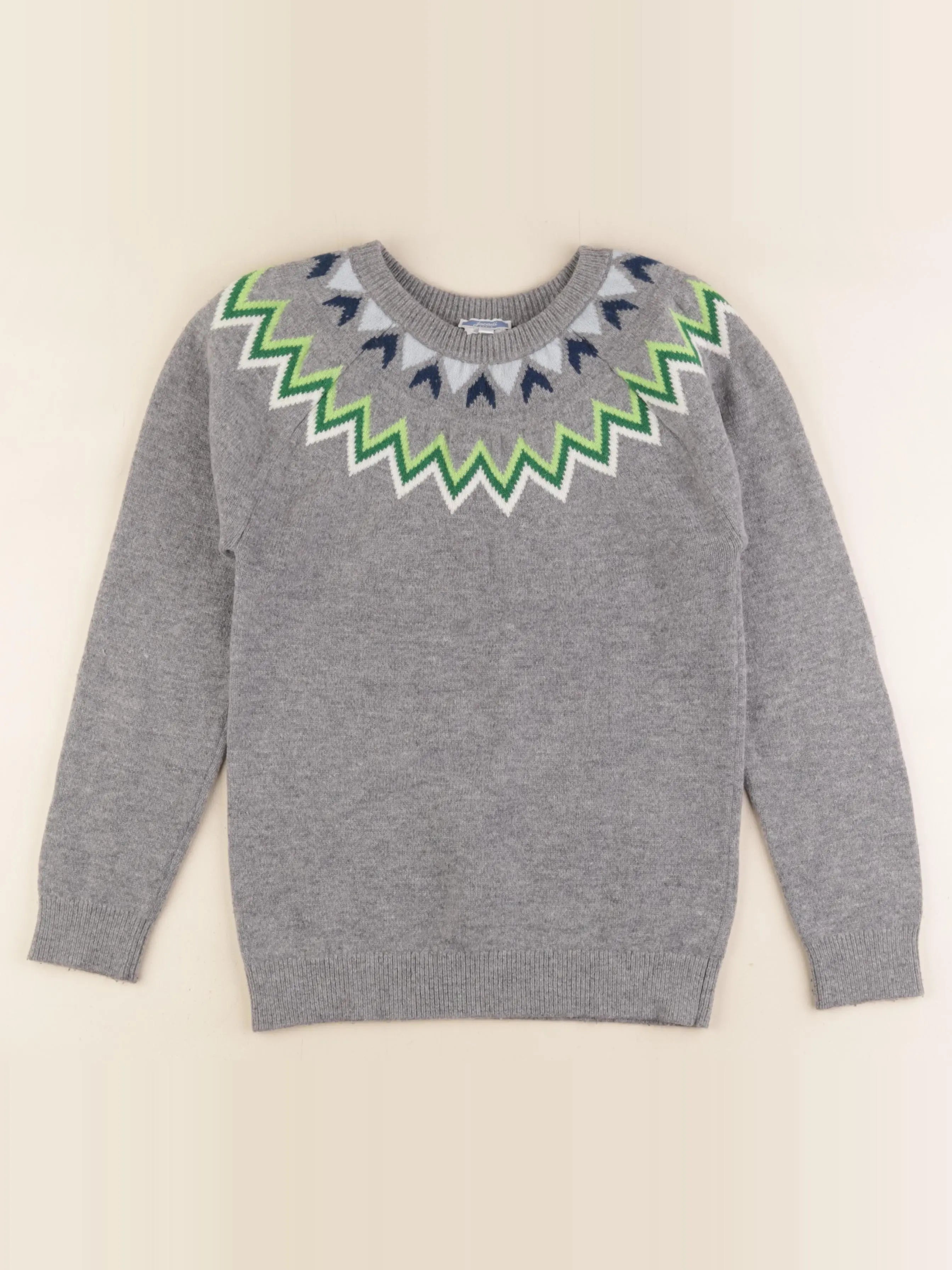 Jacadi - pull gris - 12 ans