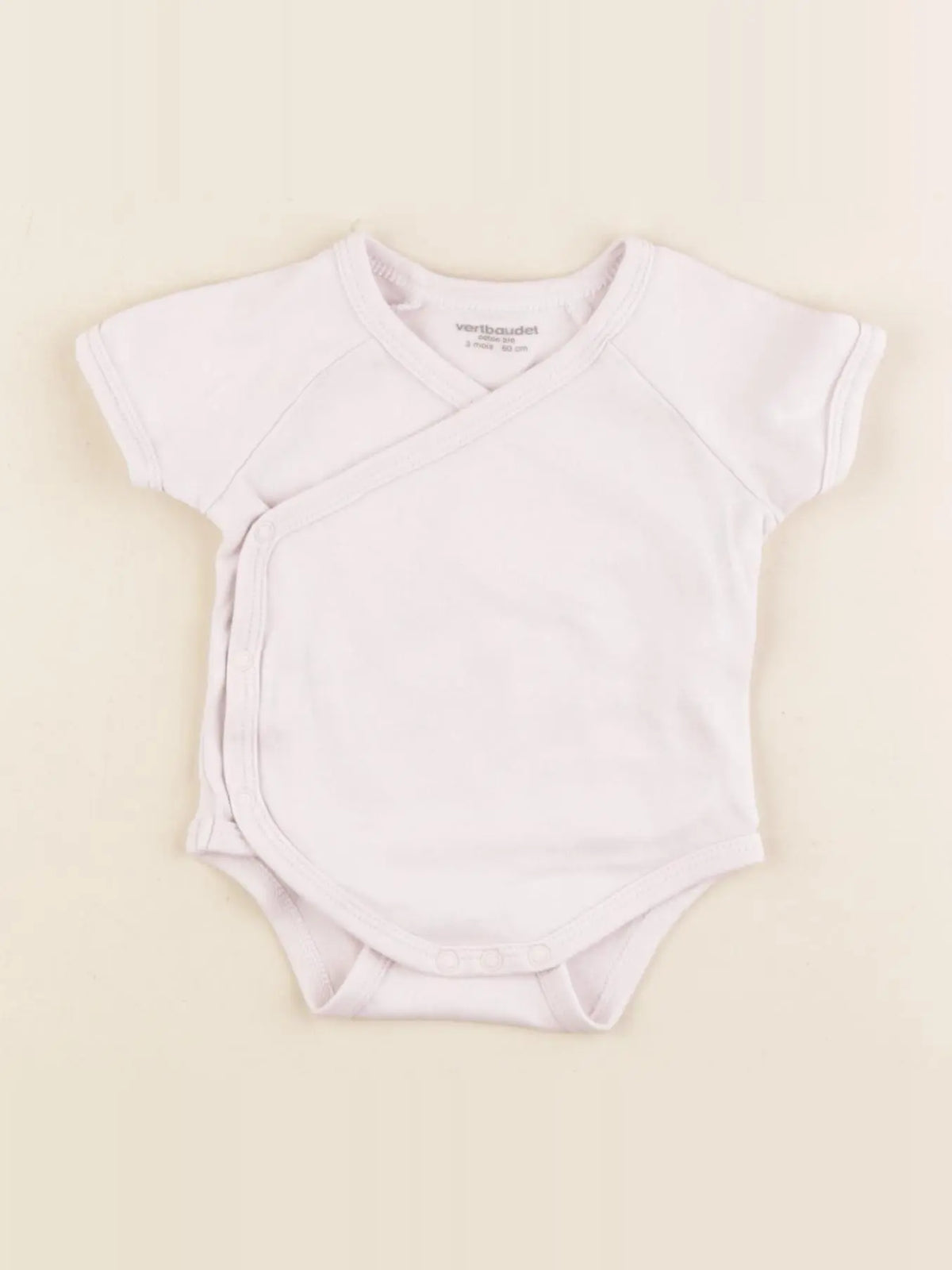 Vertbaudet - body violet - 3 mois