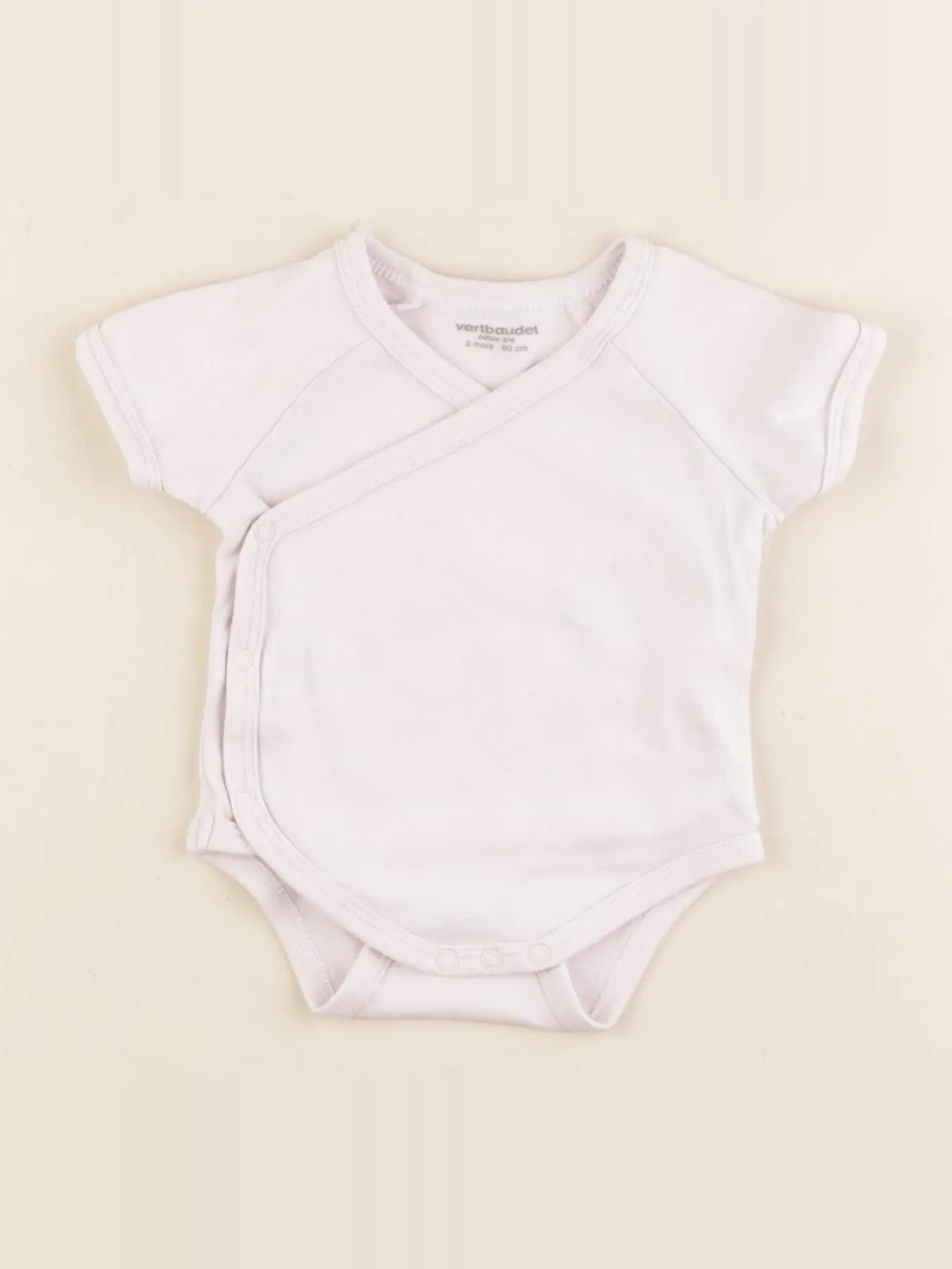 Vertbaudet - body violet - 3 mois