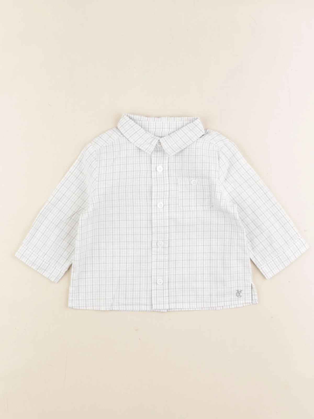 Cyrillus - chemise bleu - 9 mois