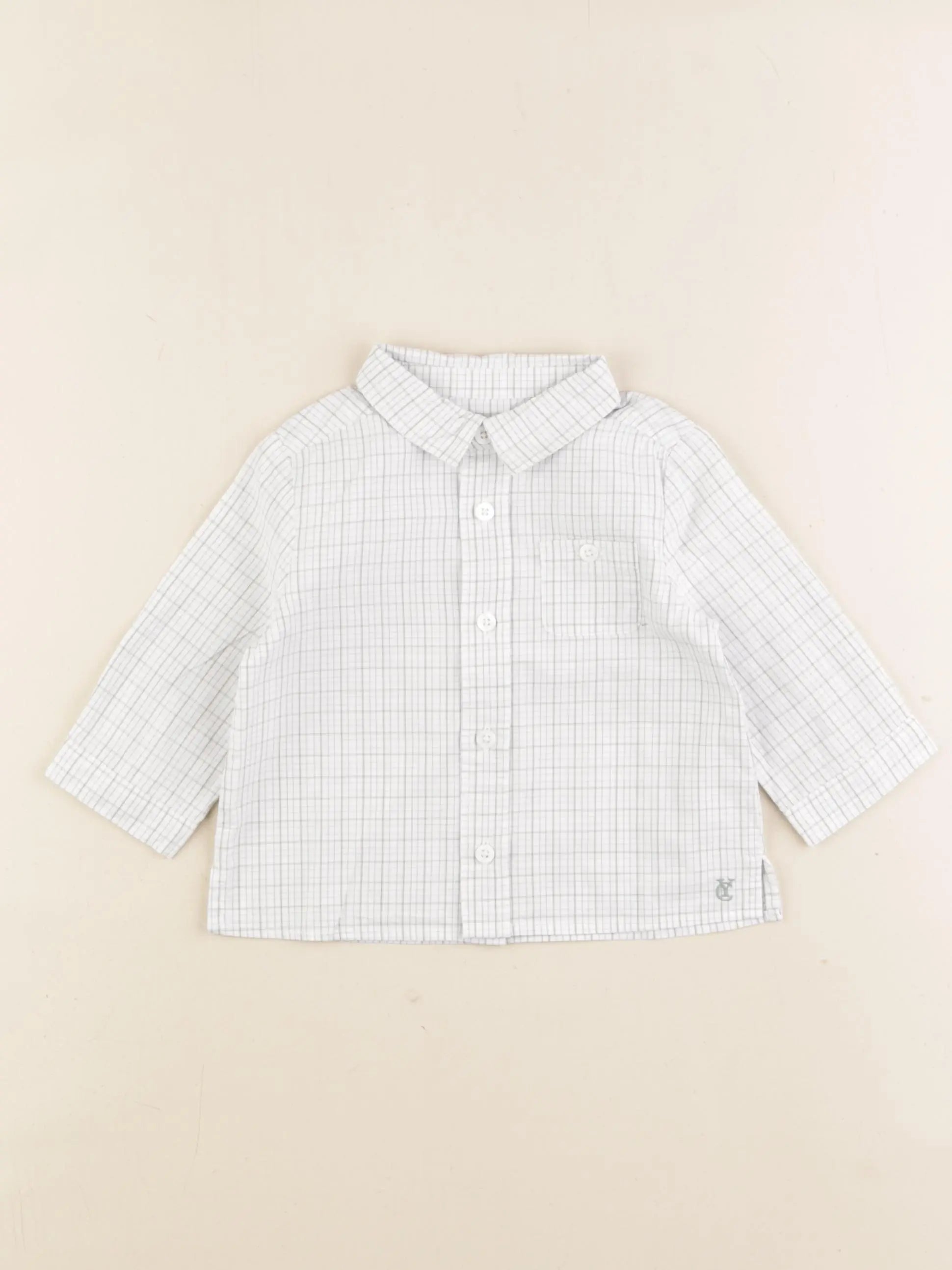 Cyrillus - chemise bleu - 9 mois