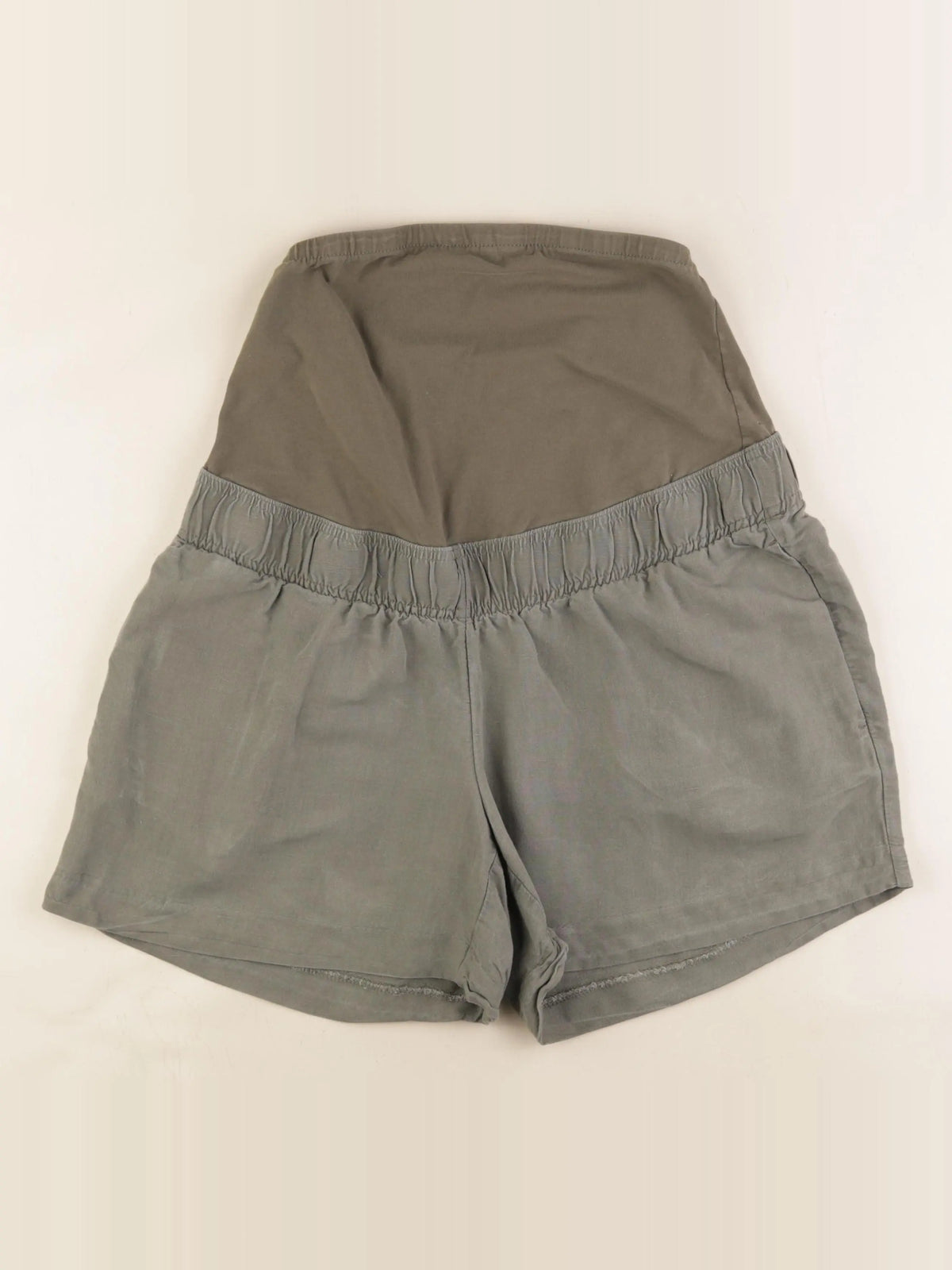 H&M - short grossesse vert - m