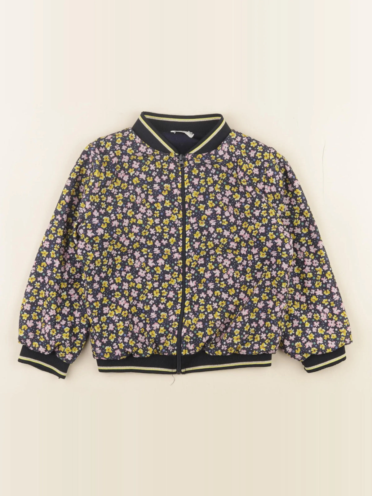 Eden & Victor - veste bleu, or, jaune - 4 ans