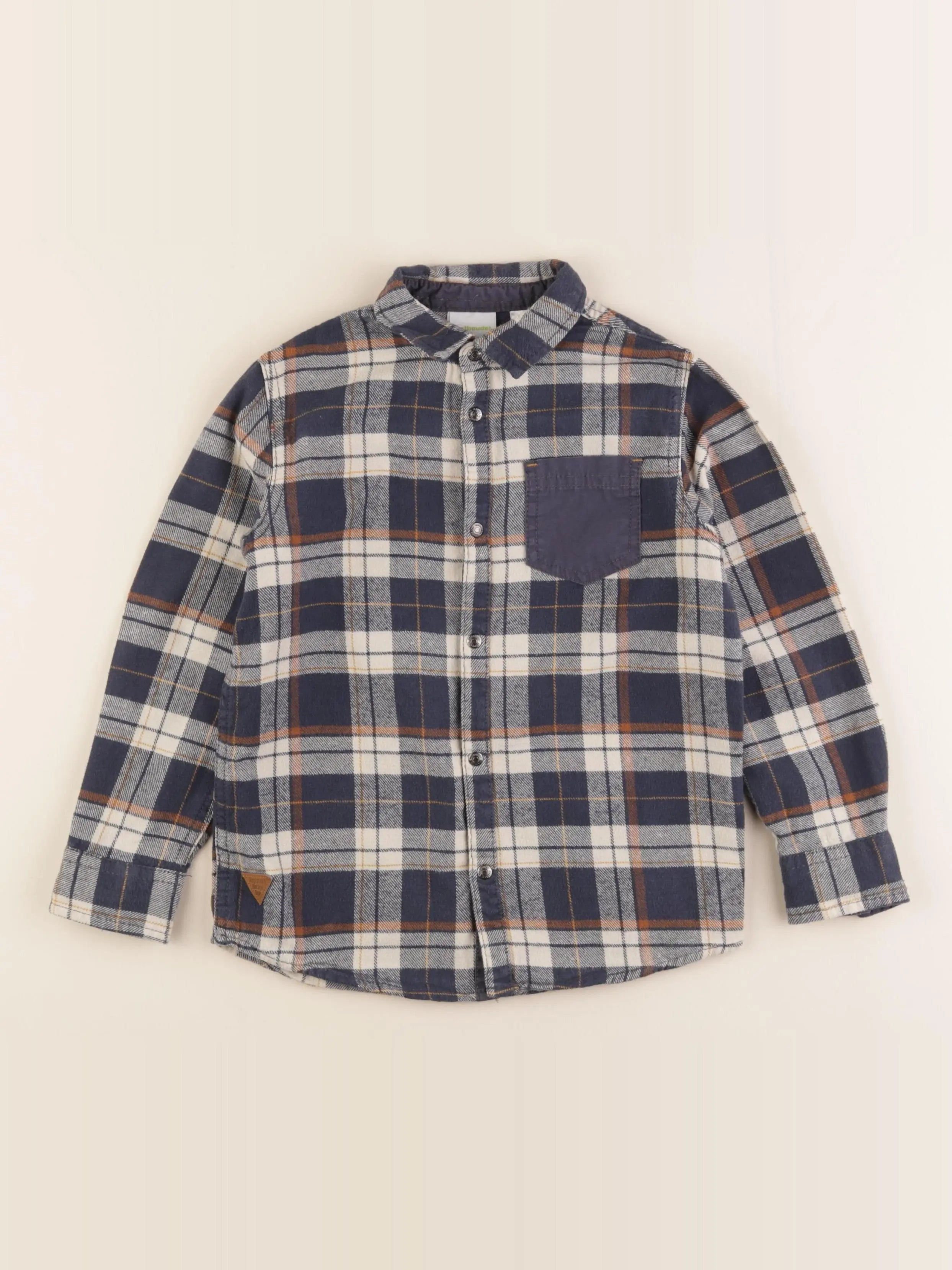 Vertbaudet - chemise bleu - 8 ans