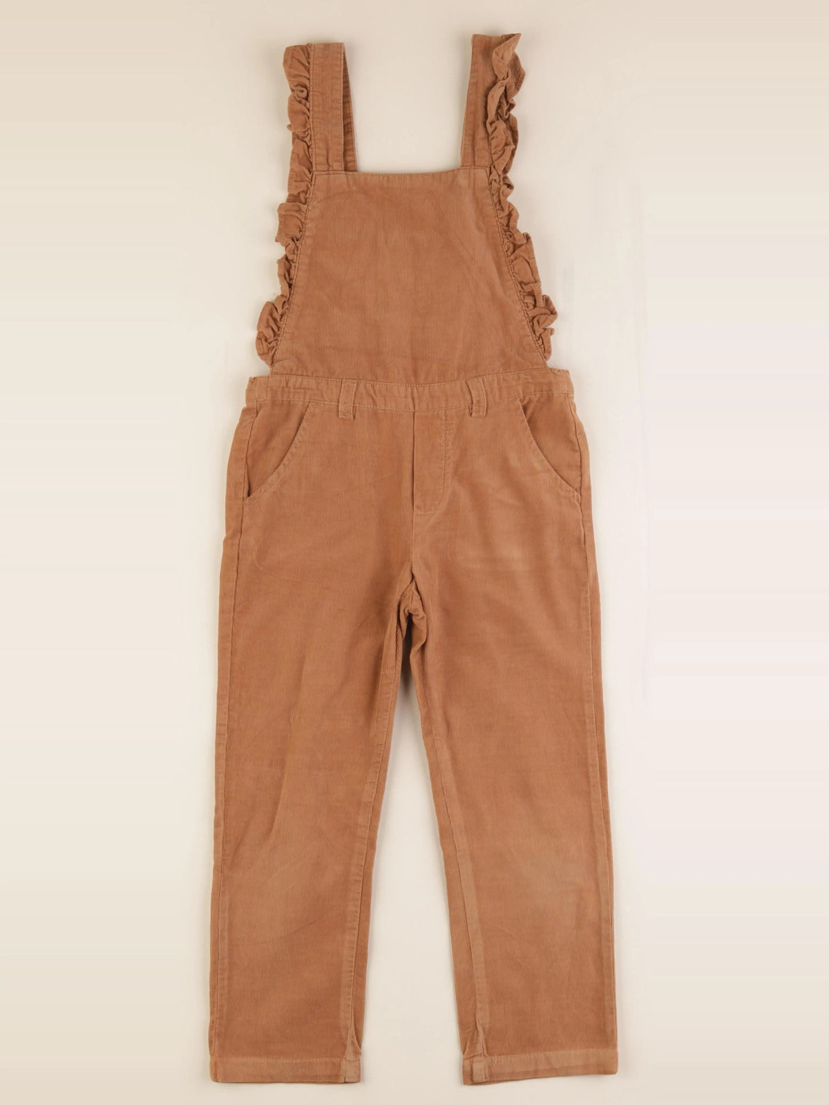 Vertbaudet - salopette marron - 6 ans