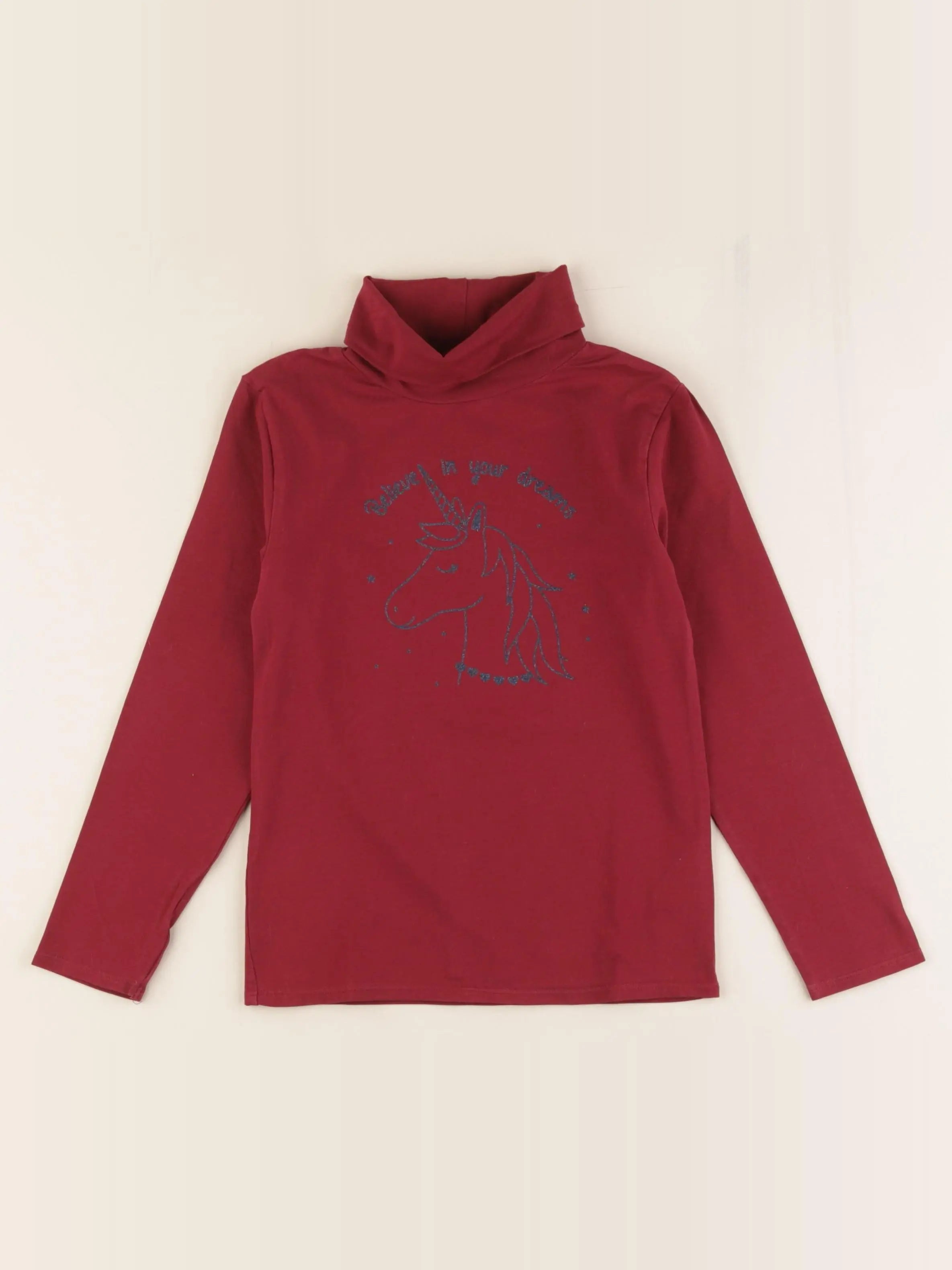 Vertbaudet - sous-pull rouge - 6 ans