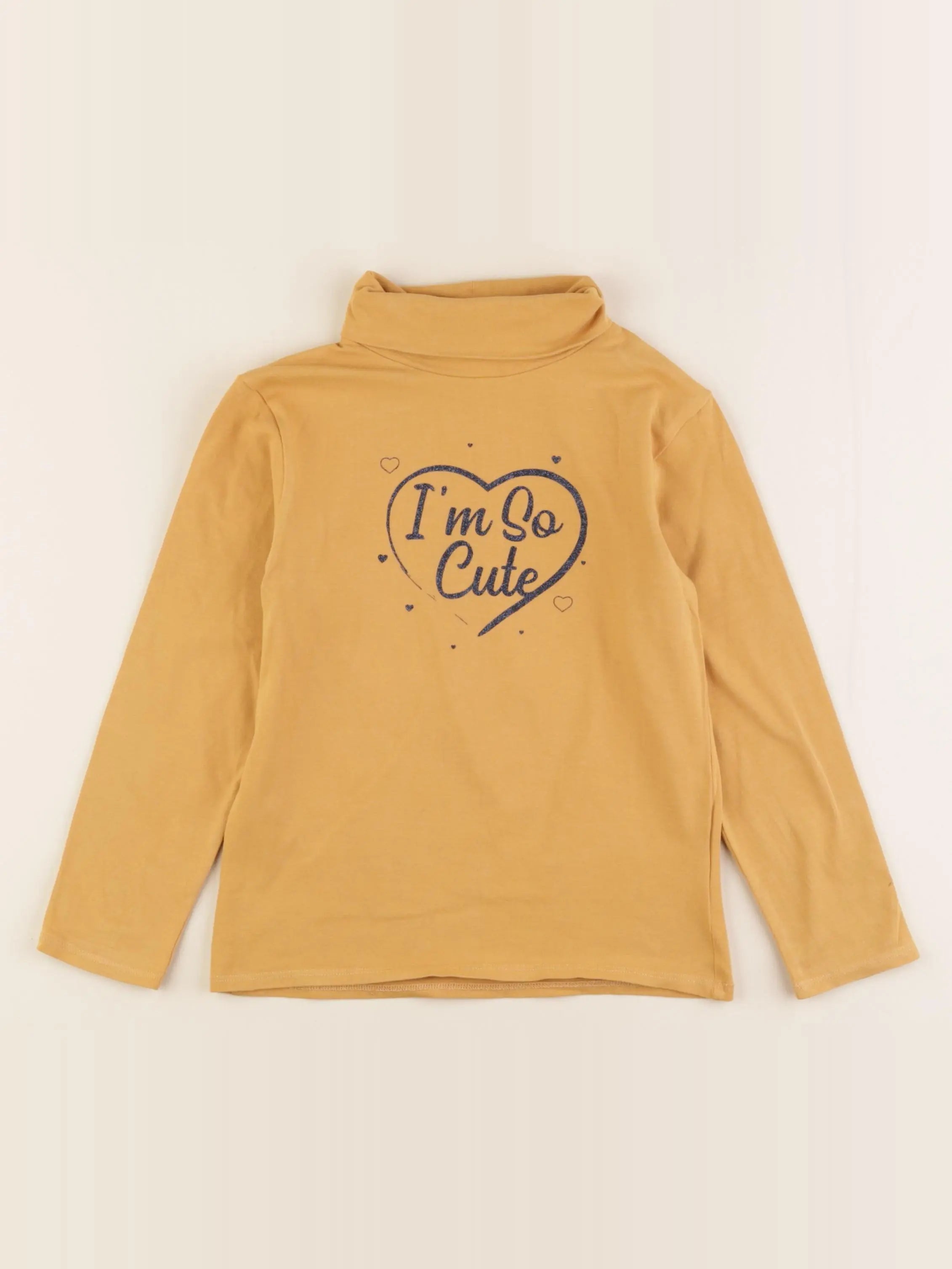 Vertbaudet - sous-pull jaune - 6 ans