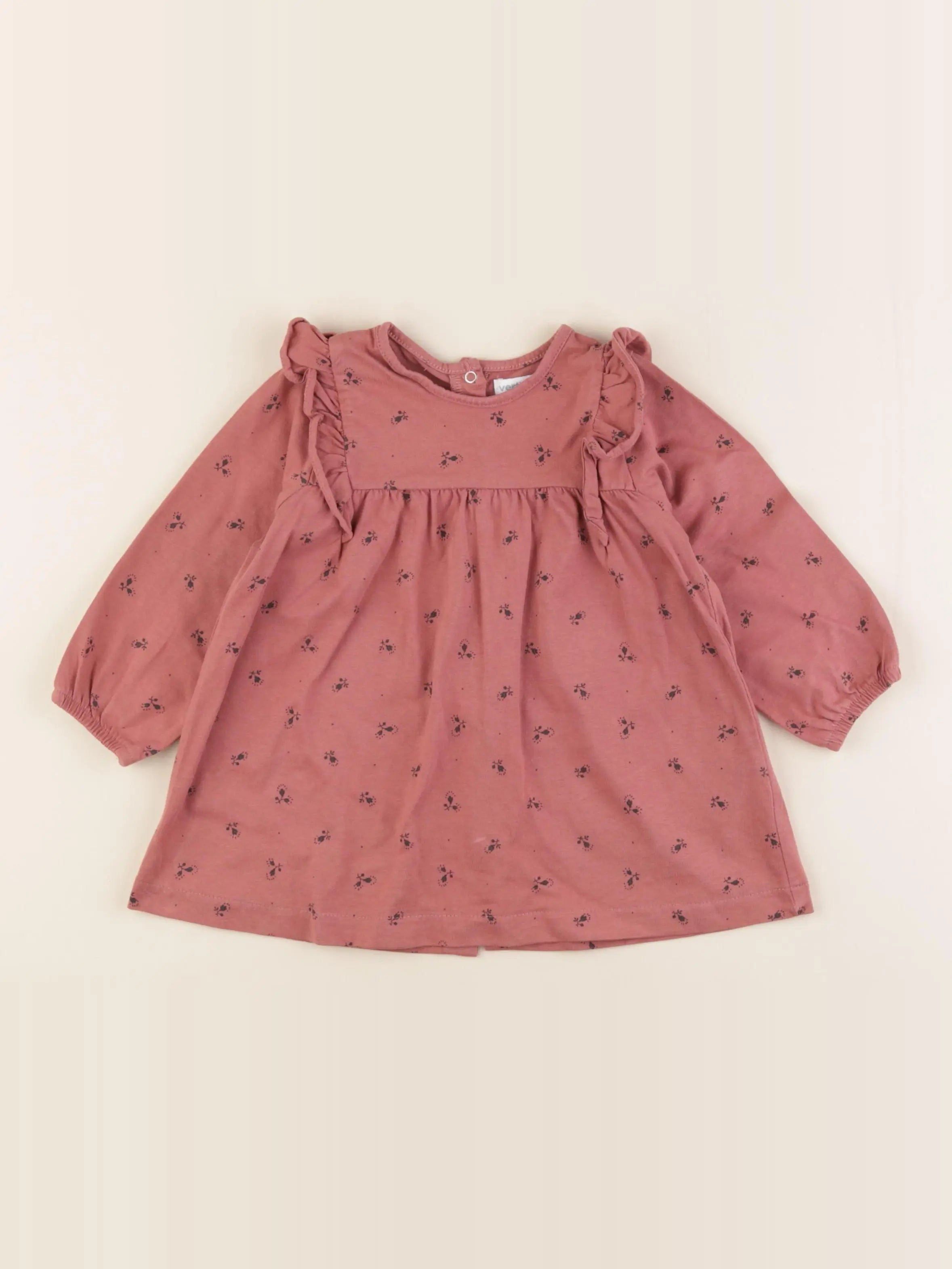 Vertbaudet - robe rouge - 18 mois