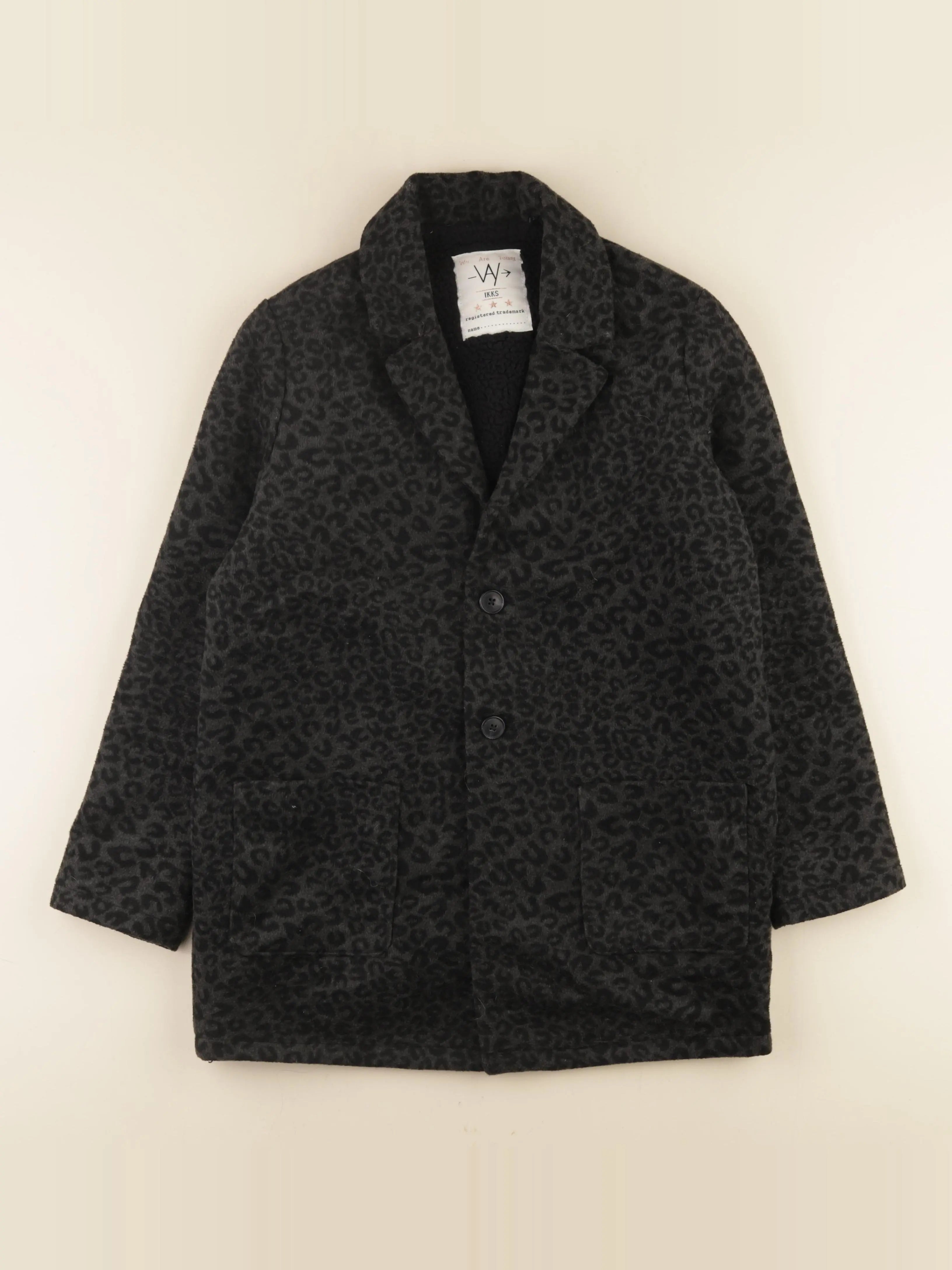 IKKS - veste doublé gris - 14 ans