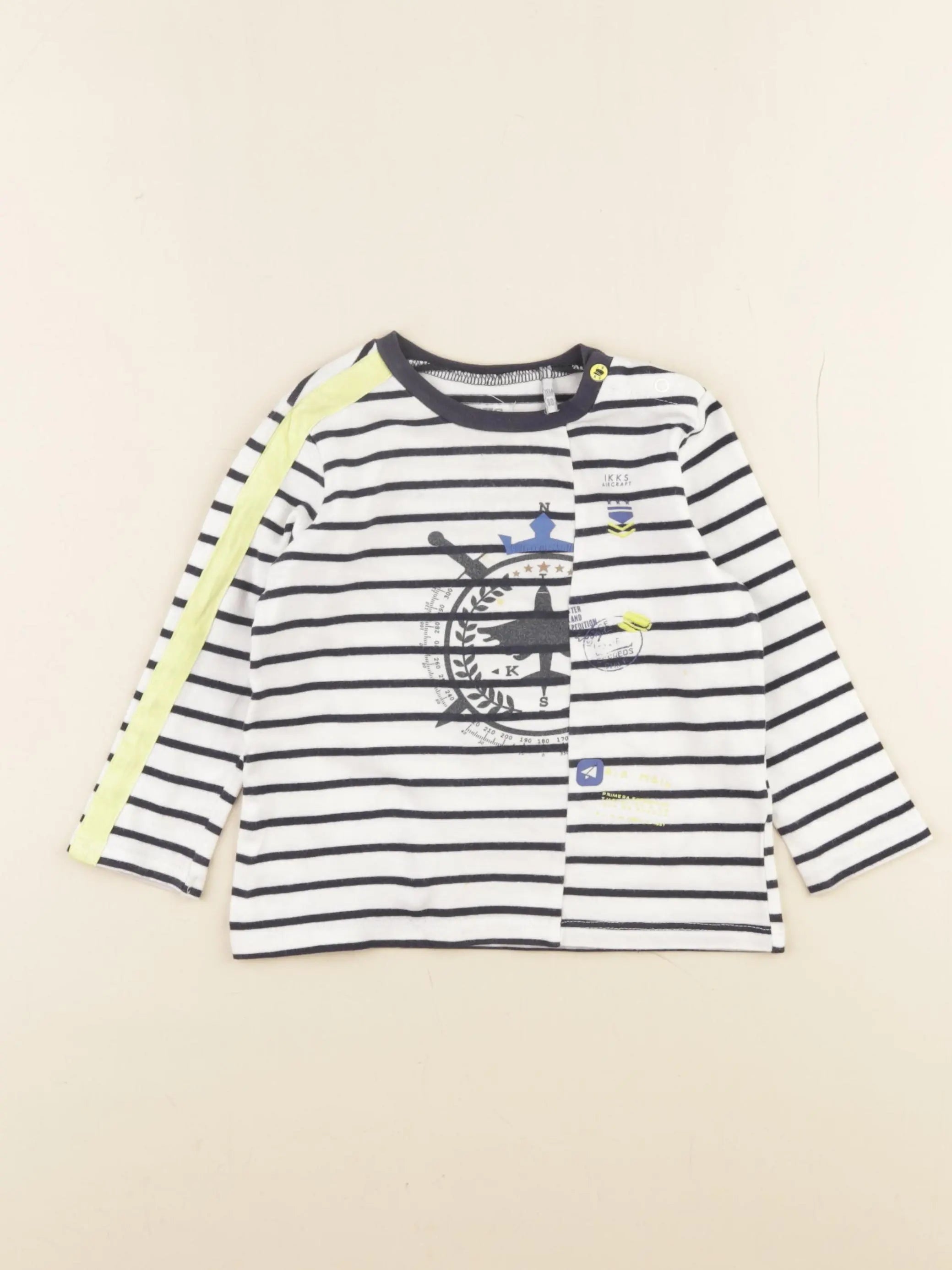 IKKS - tee-shirt multicolore - 18 mois