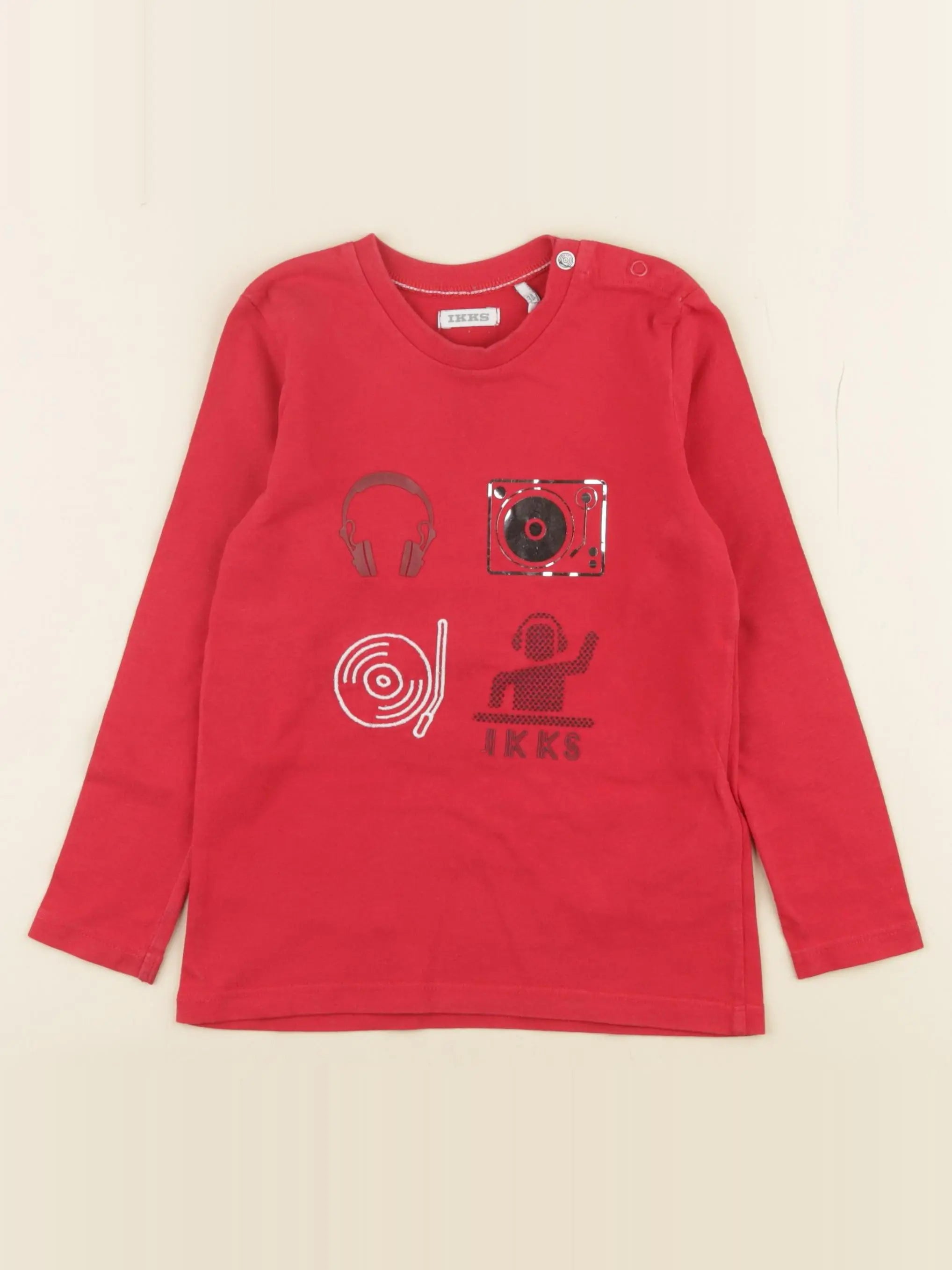 IKKS - tee-shirt rouge - 3 ans