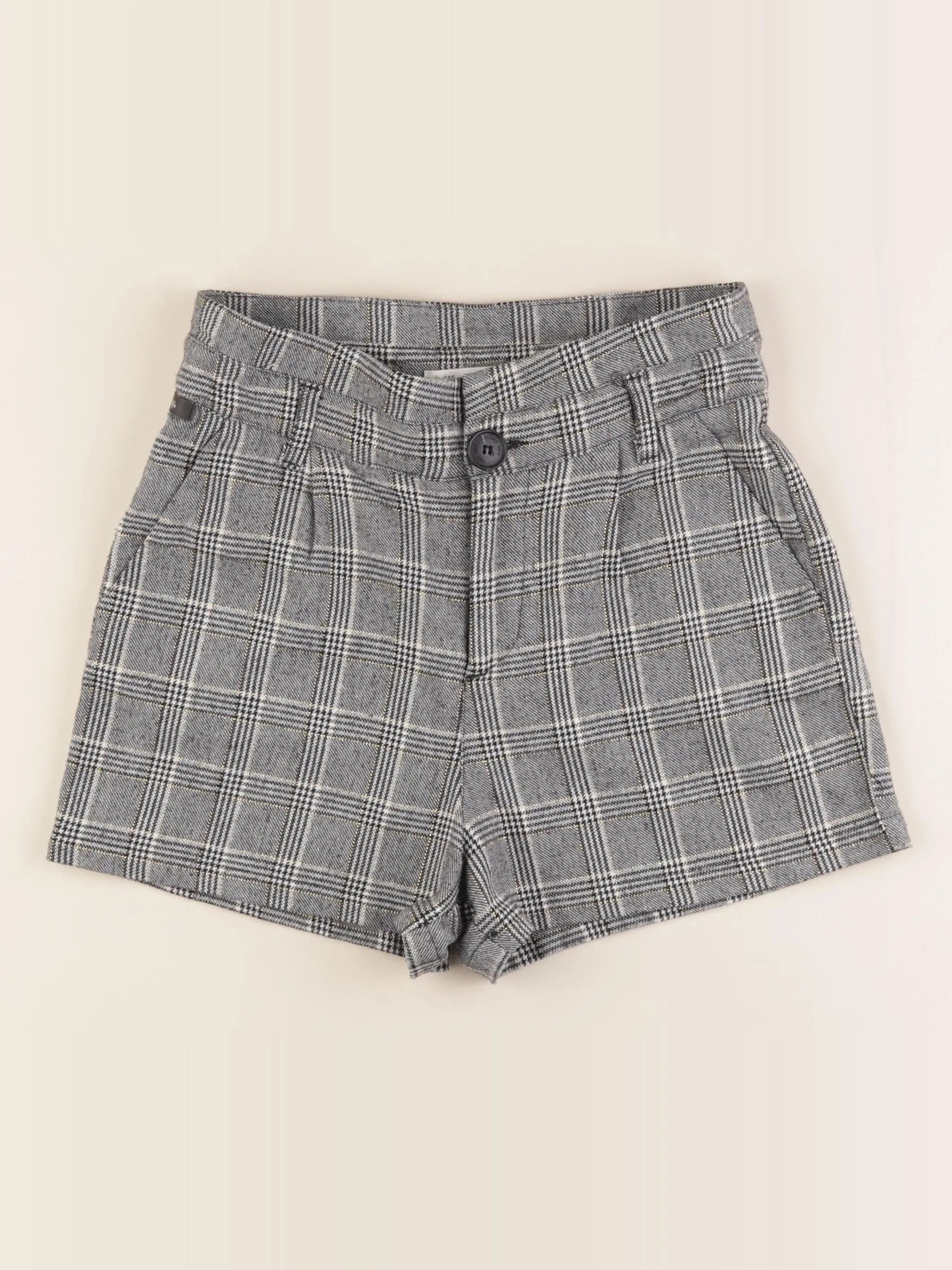IKKS - short gris, or - 14 ans