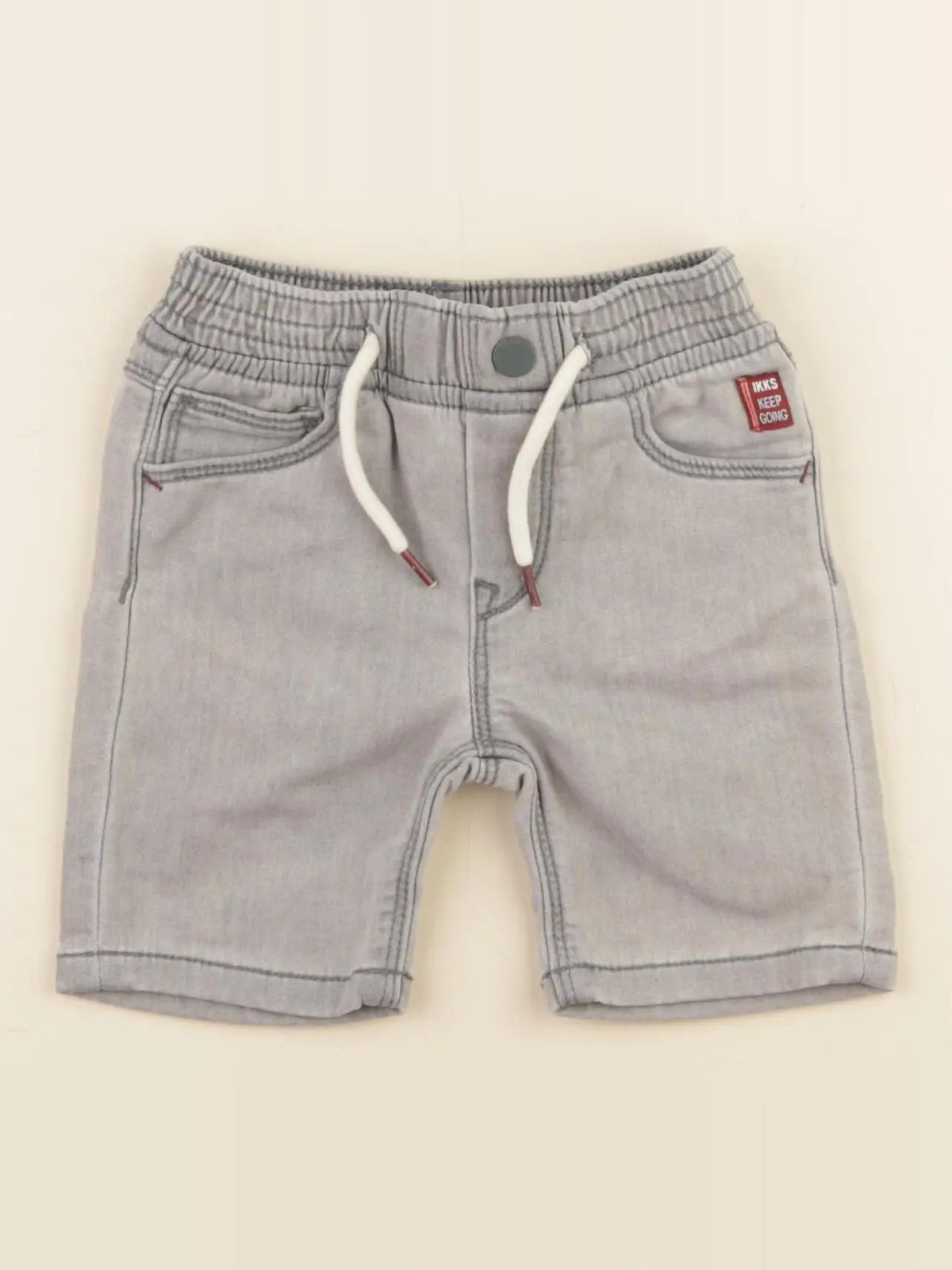 IKKS - short gris - 6 mois