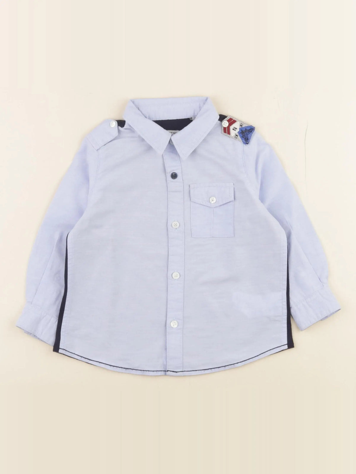 IKKS - chemise bleu - 18 mois