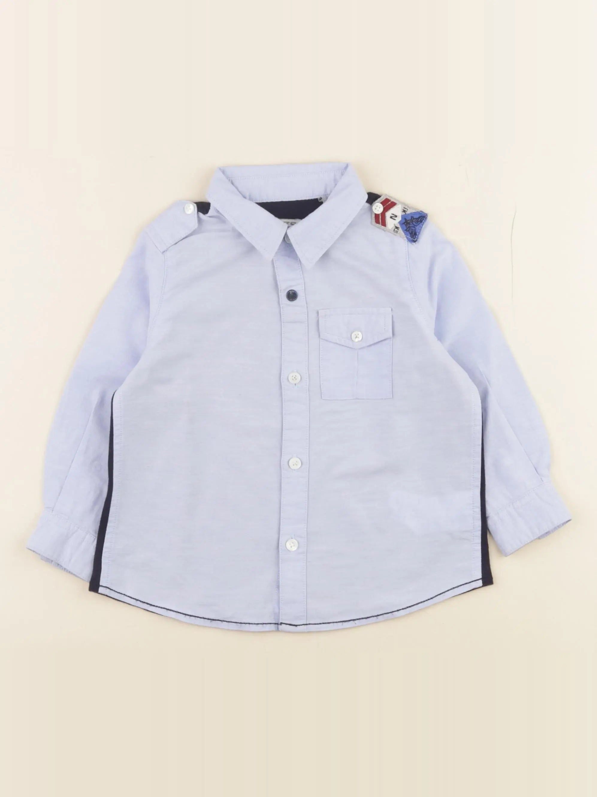 IKKS - chemise bleu - 18 mois