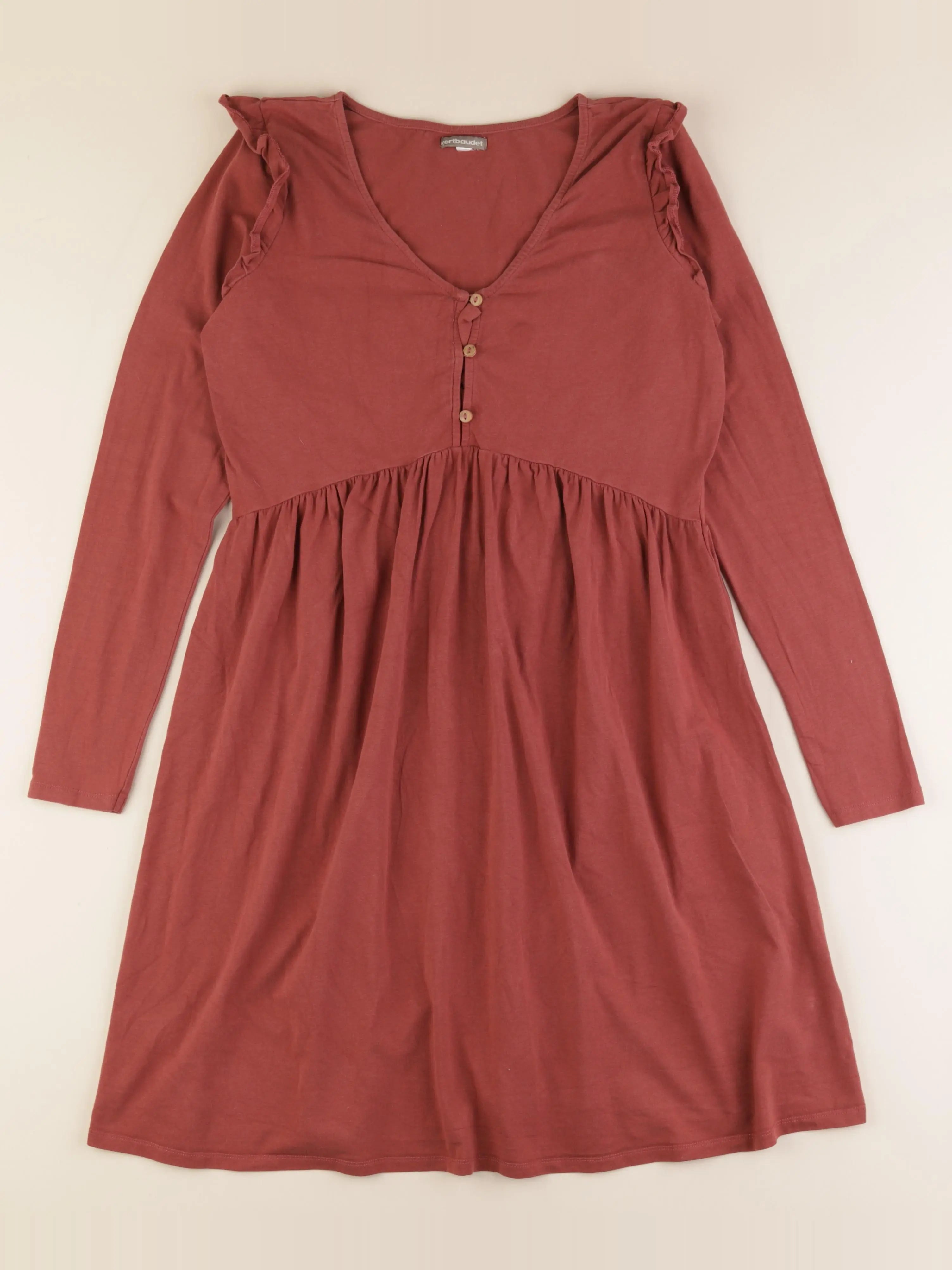 Vertbaudet - robe grossesse marron - 38 à 40