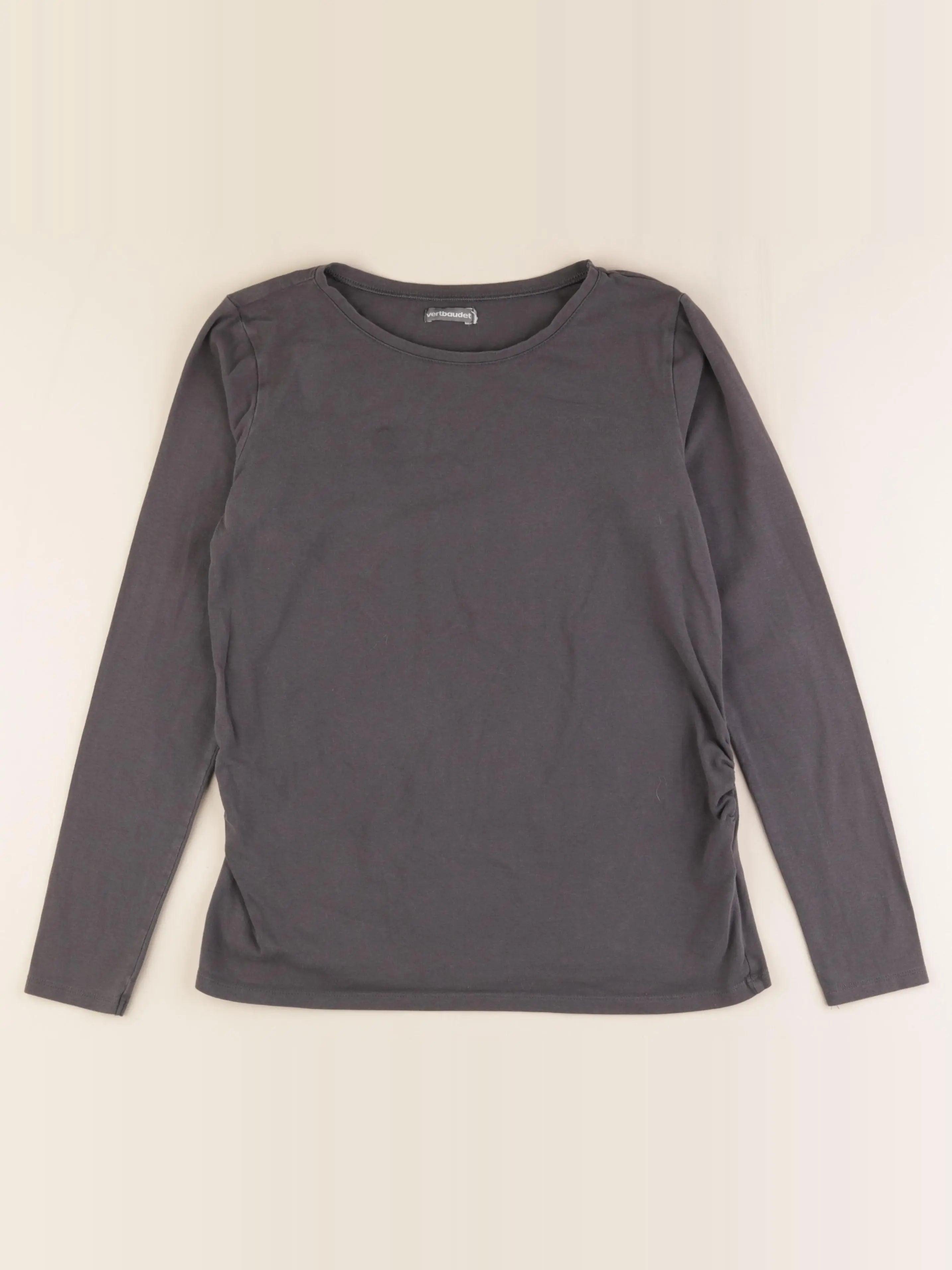 Vertbaudet - tee-shirt grossesse gris - 38 à 40