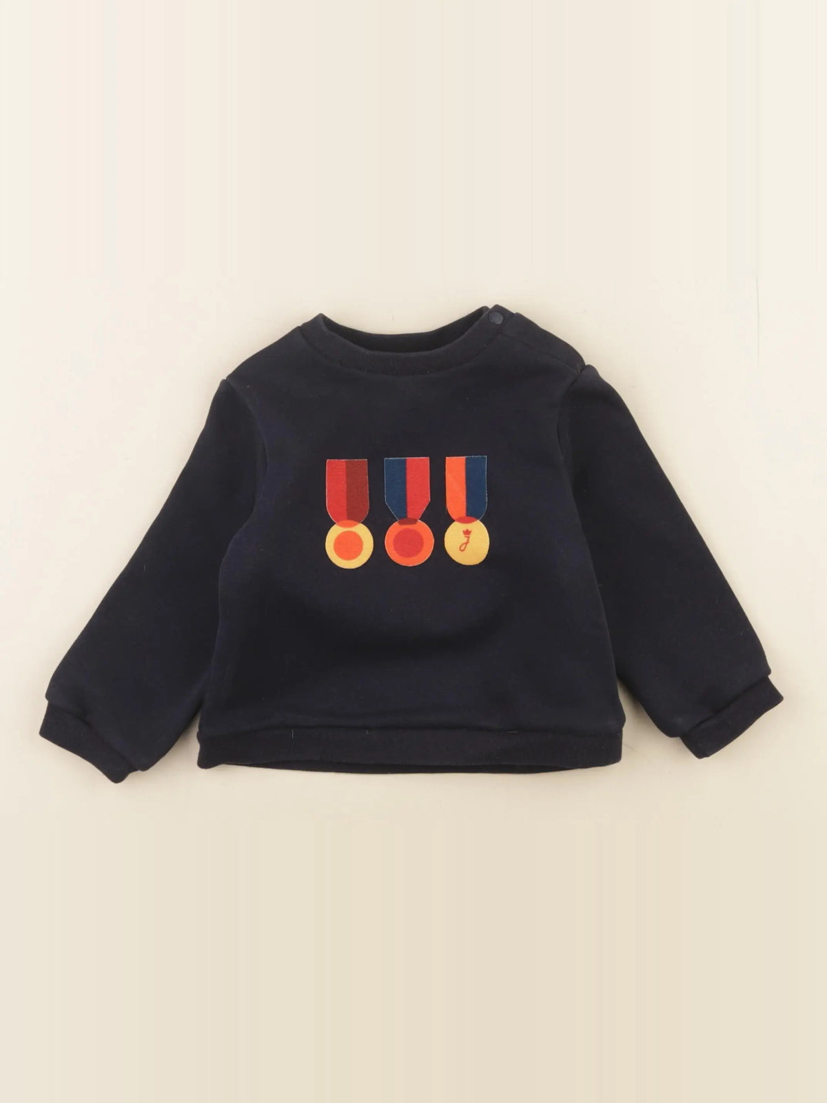 Jacadi - sweat bleu - 18 mois