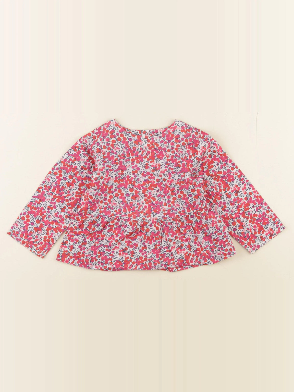 Jacadi - blouse liberty multicolore - 24 mois