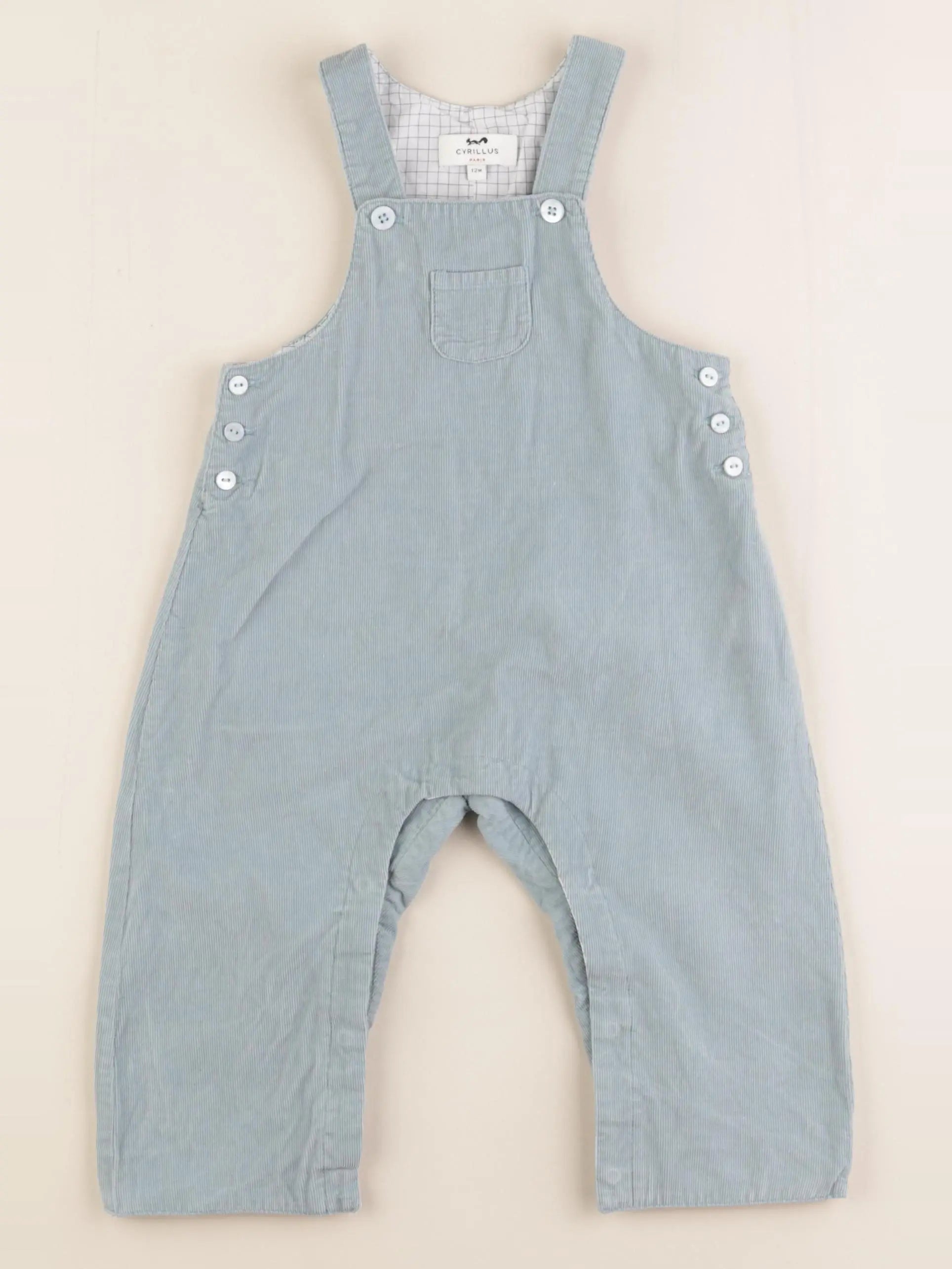 Cyrillus - salopette vert - 12 mois