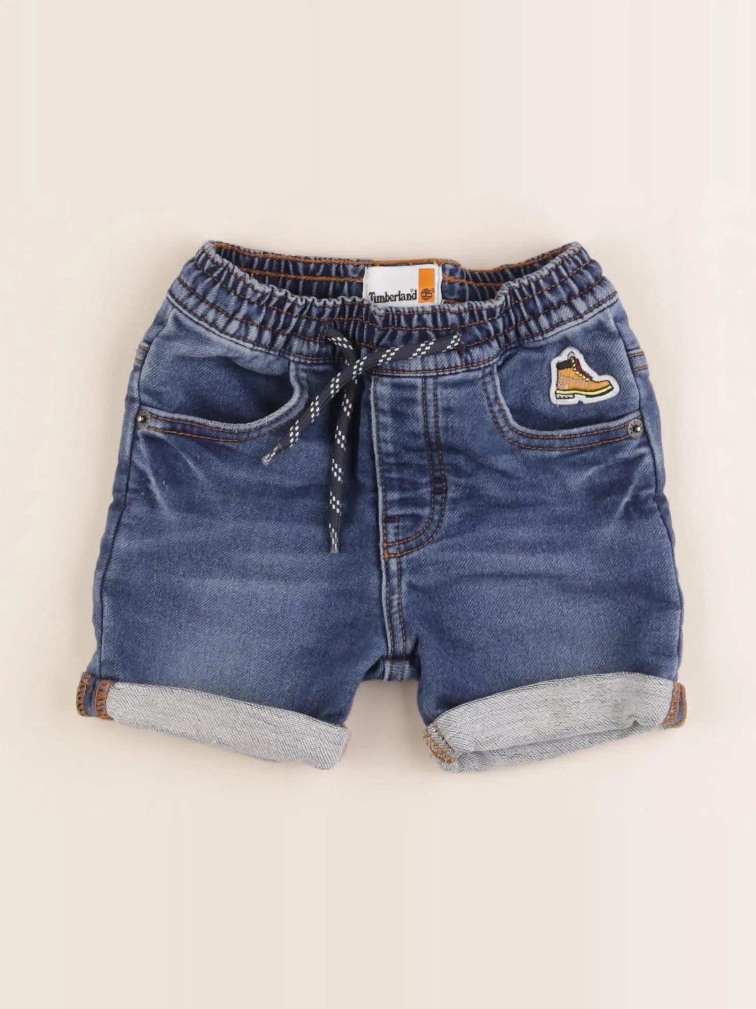 Timberland - short bleu - 18 mois