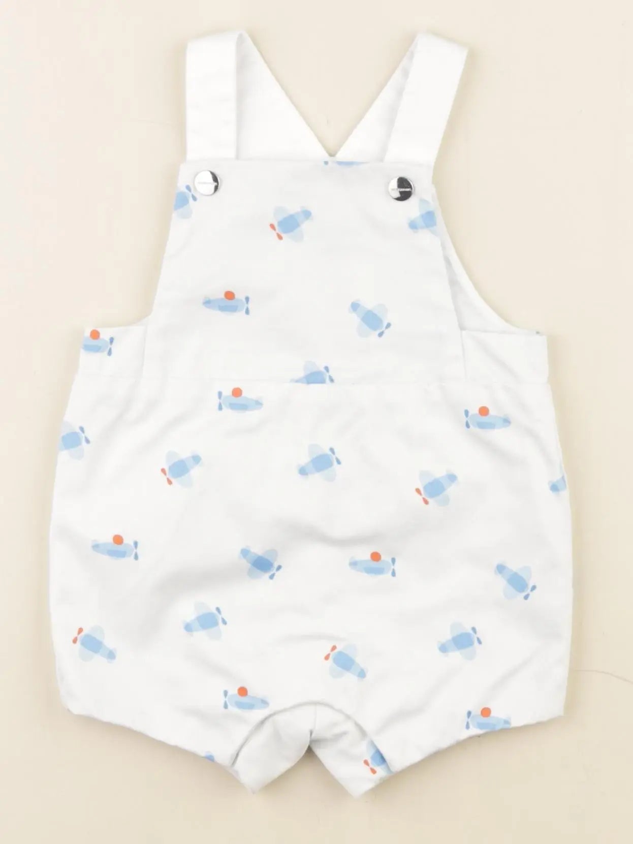 Jacadi - salopette blanc - 2 mois