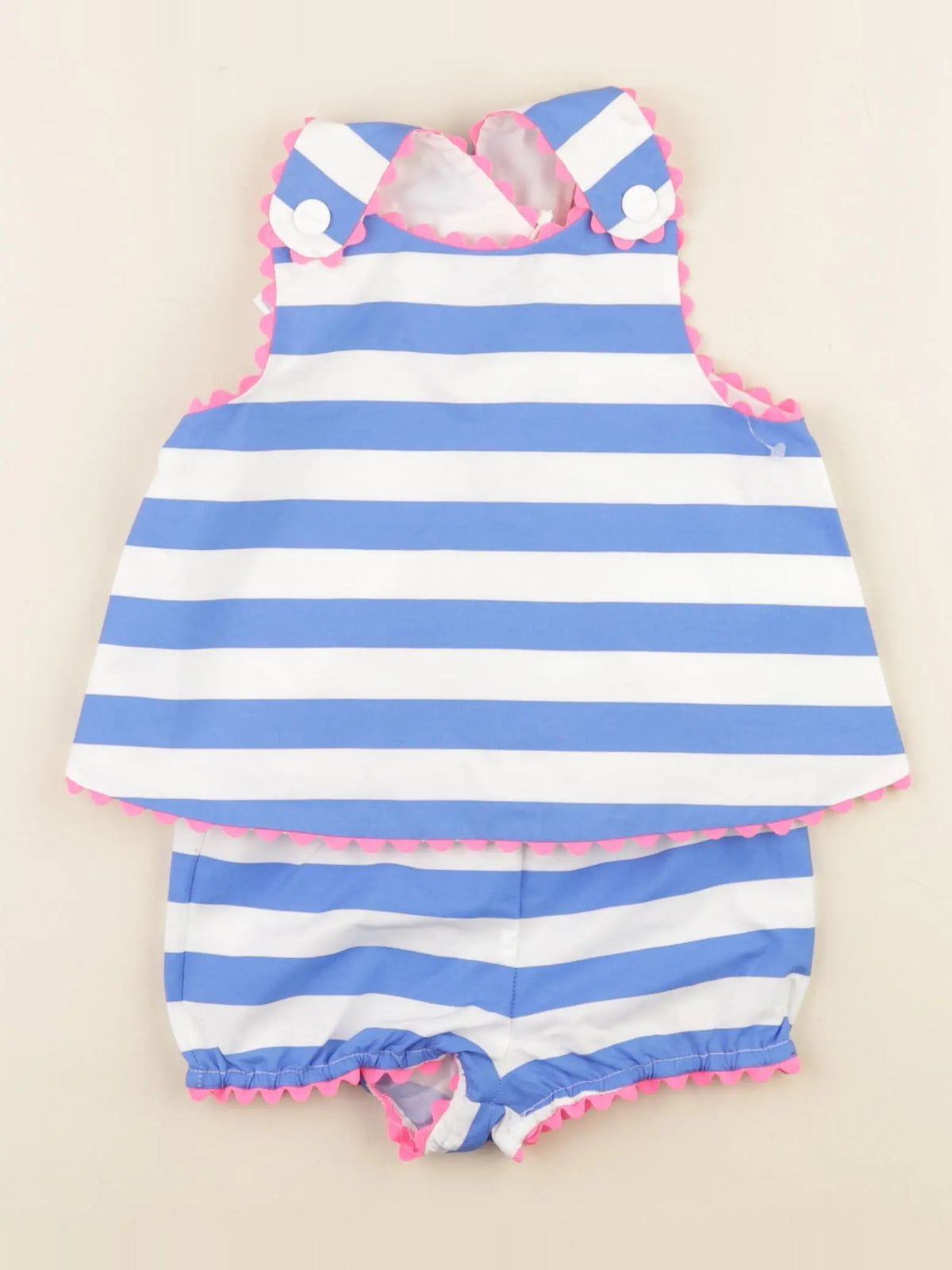 Jacadi - ensemble bleu - 12 mois