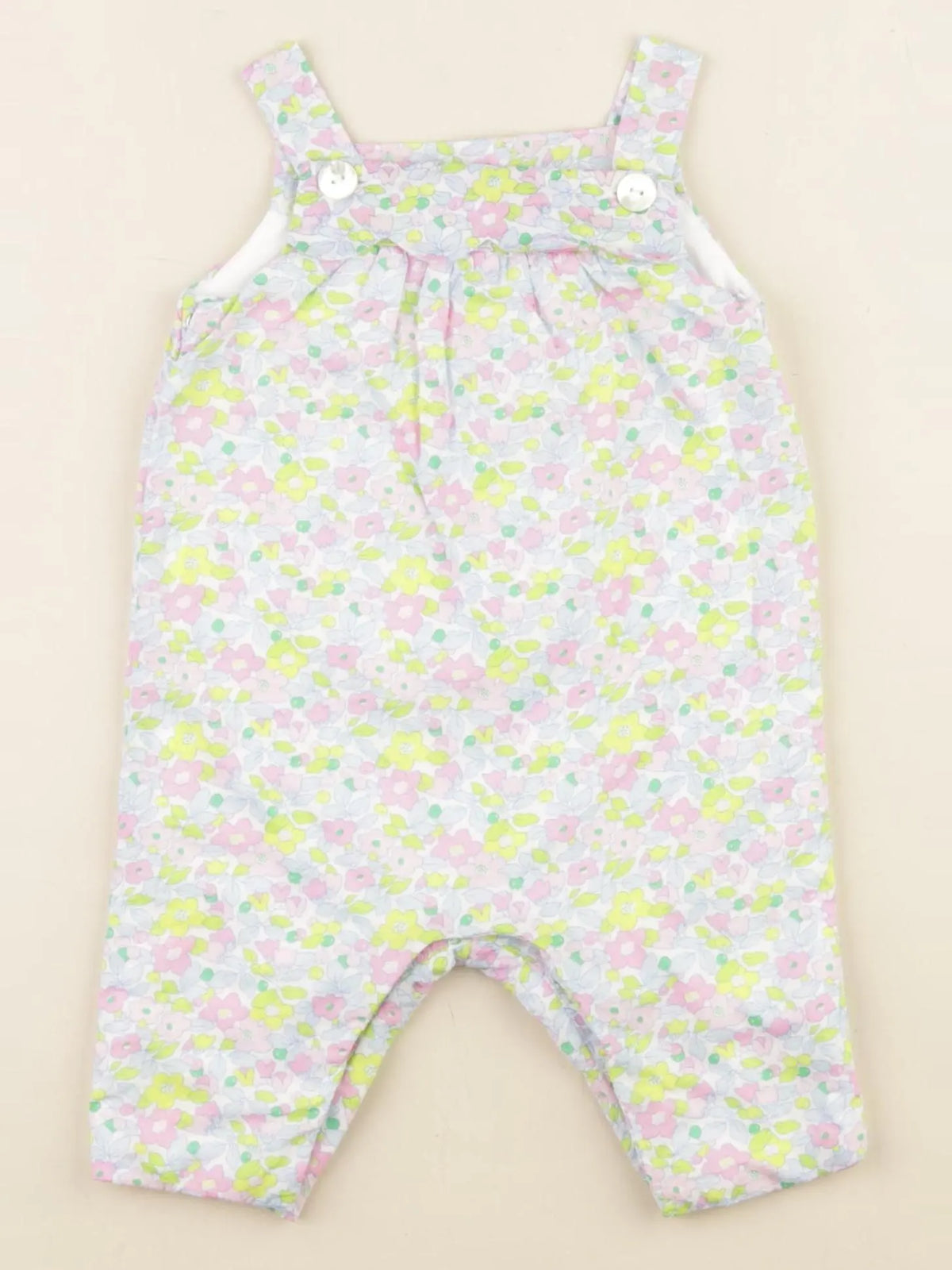 Jacadi - combinaison liberty multicolore - 3 mois