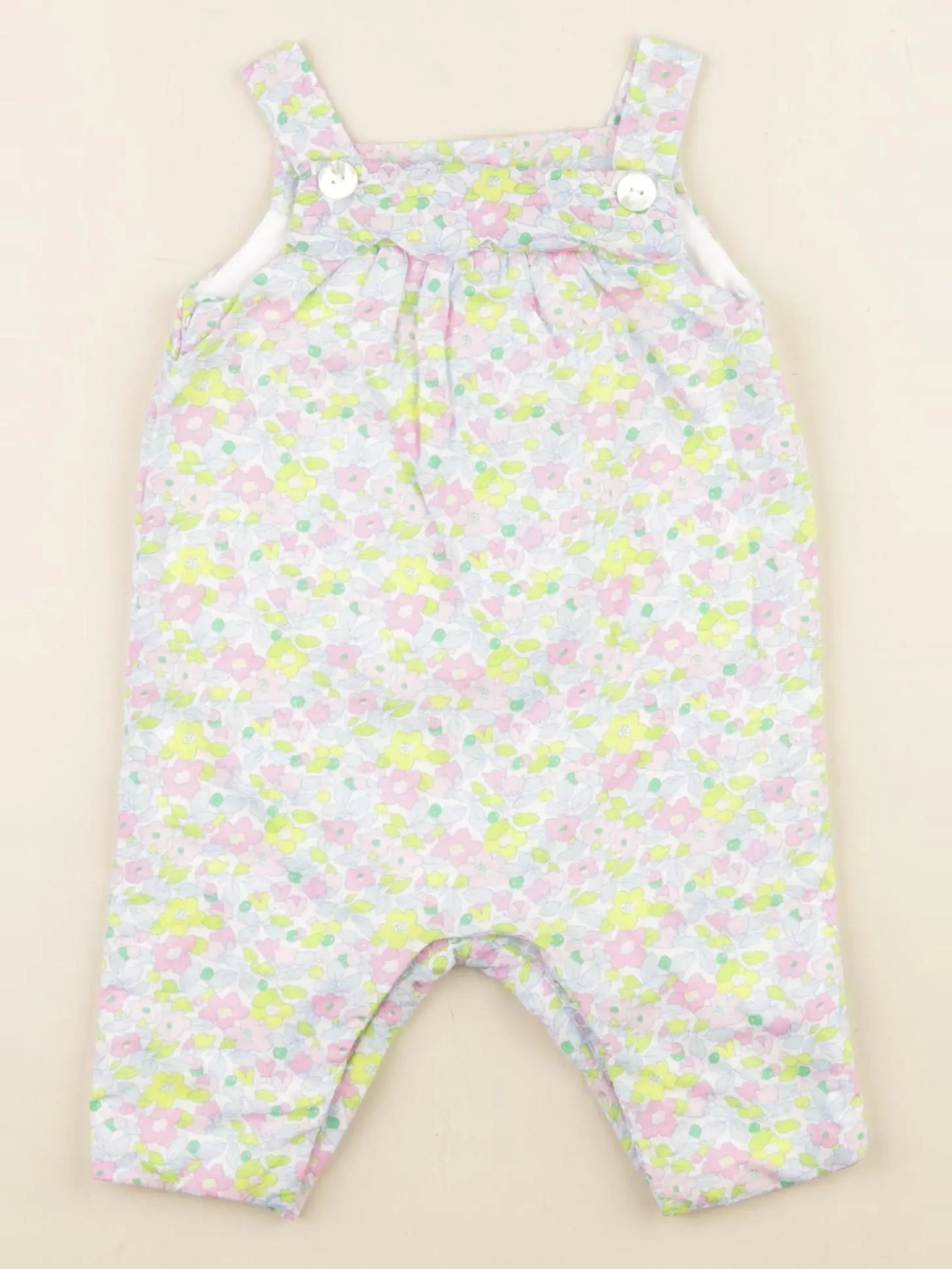 Jacadi - combinaison liberty multicolore - 3 mois