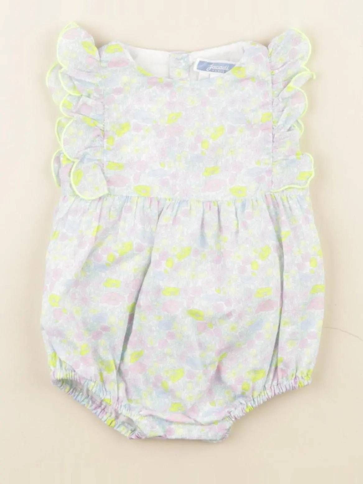 Jacadi - combinaison liberty multicolore - 3 mois