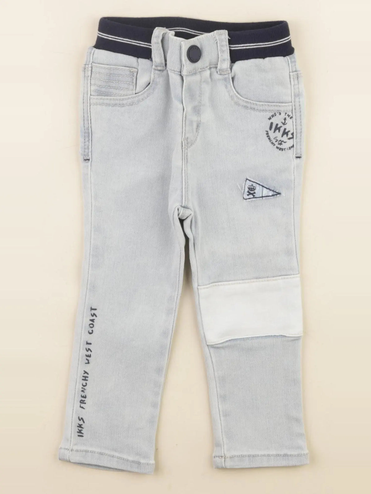 IKKS - jean bleu - 18 mois