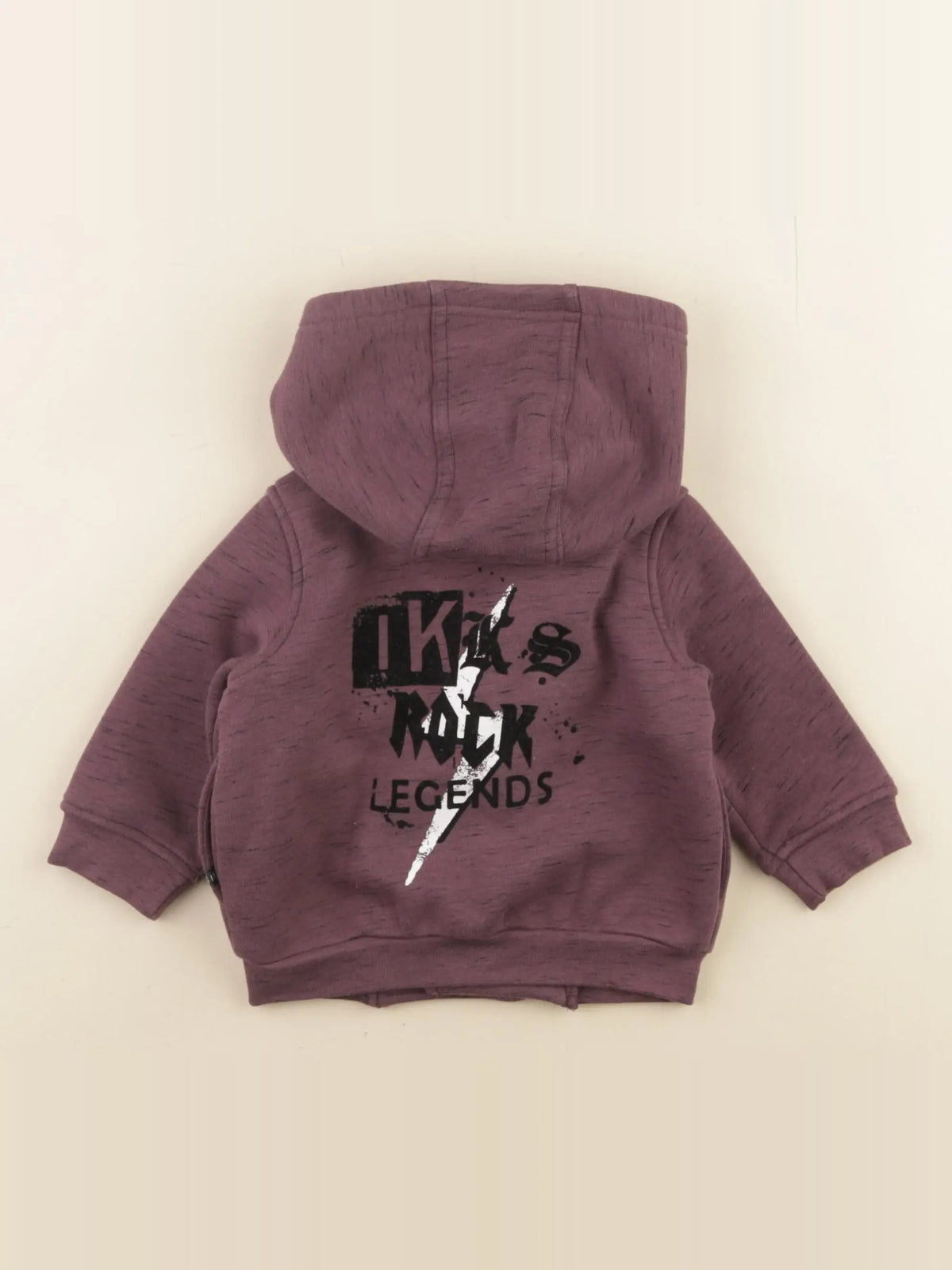 IKKS - veste imprimé au dos violet - 6 mois