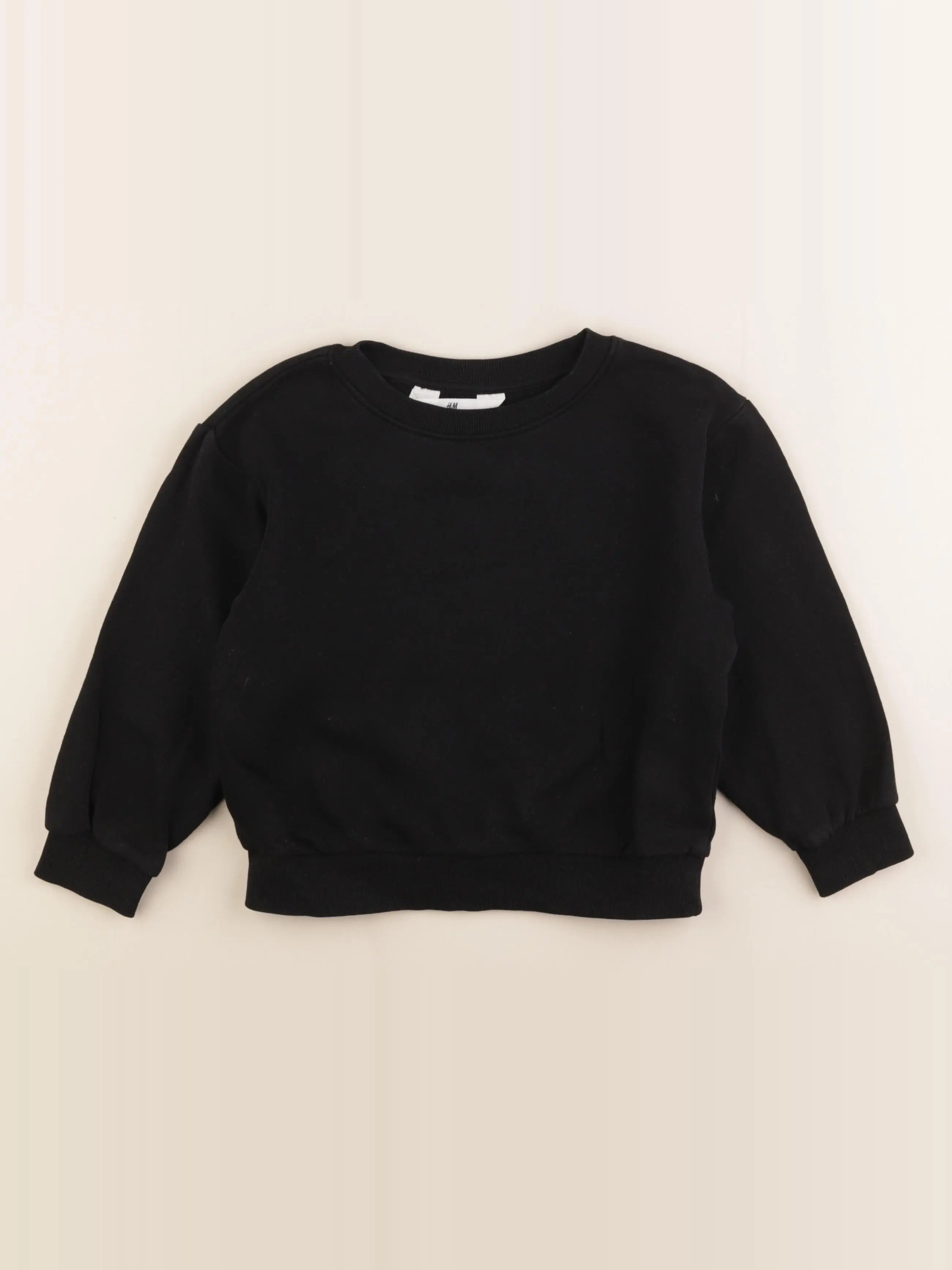 H&M - sweat noir - 4/6 ans