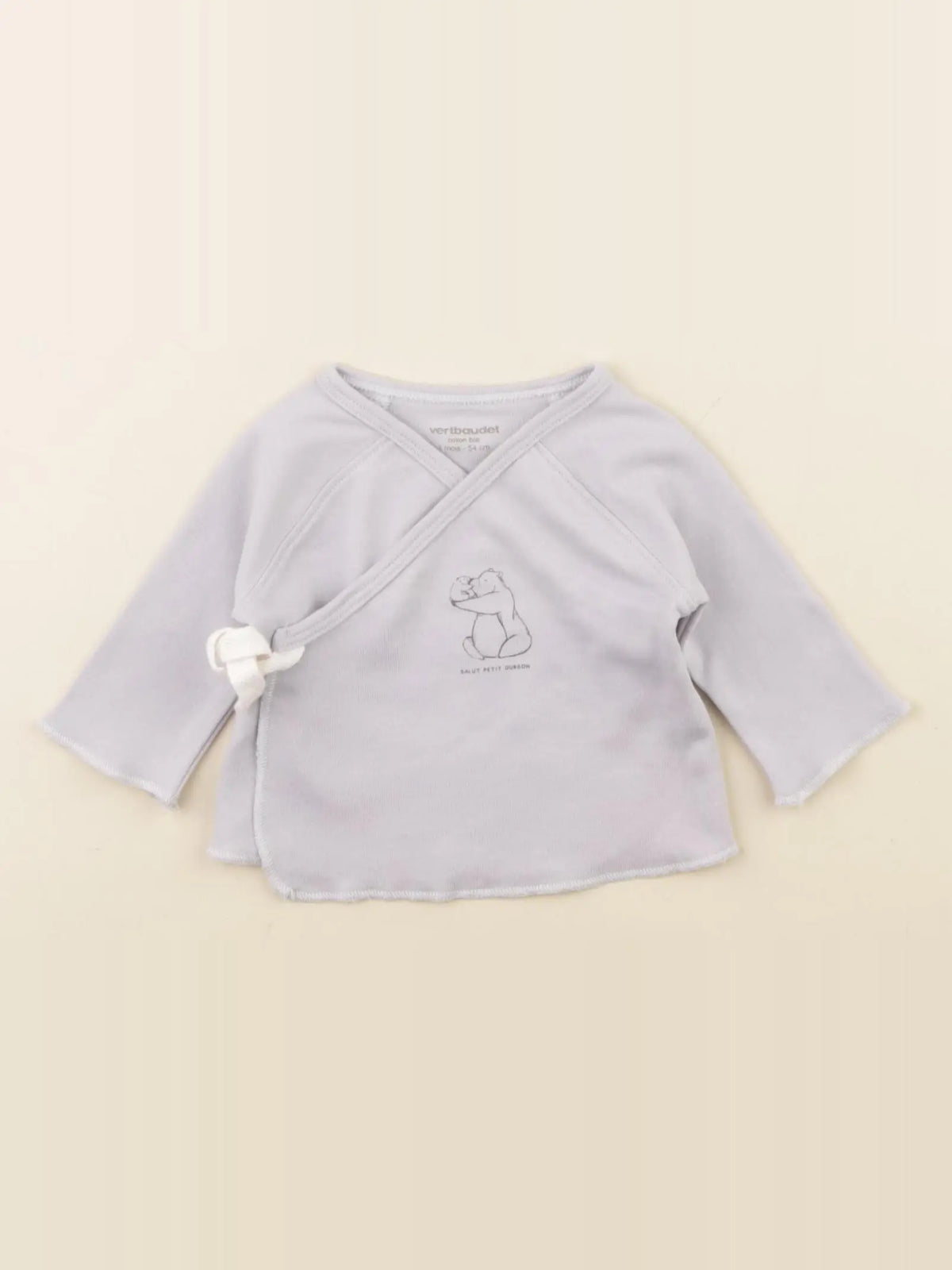 Vertbaudet - tee-shirt bleu - 1 mois