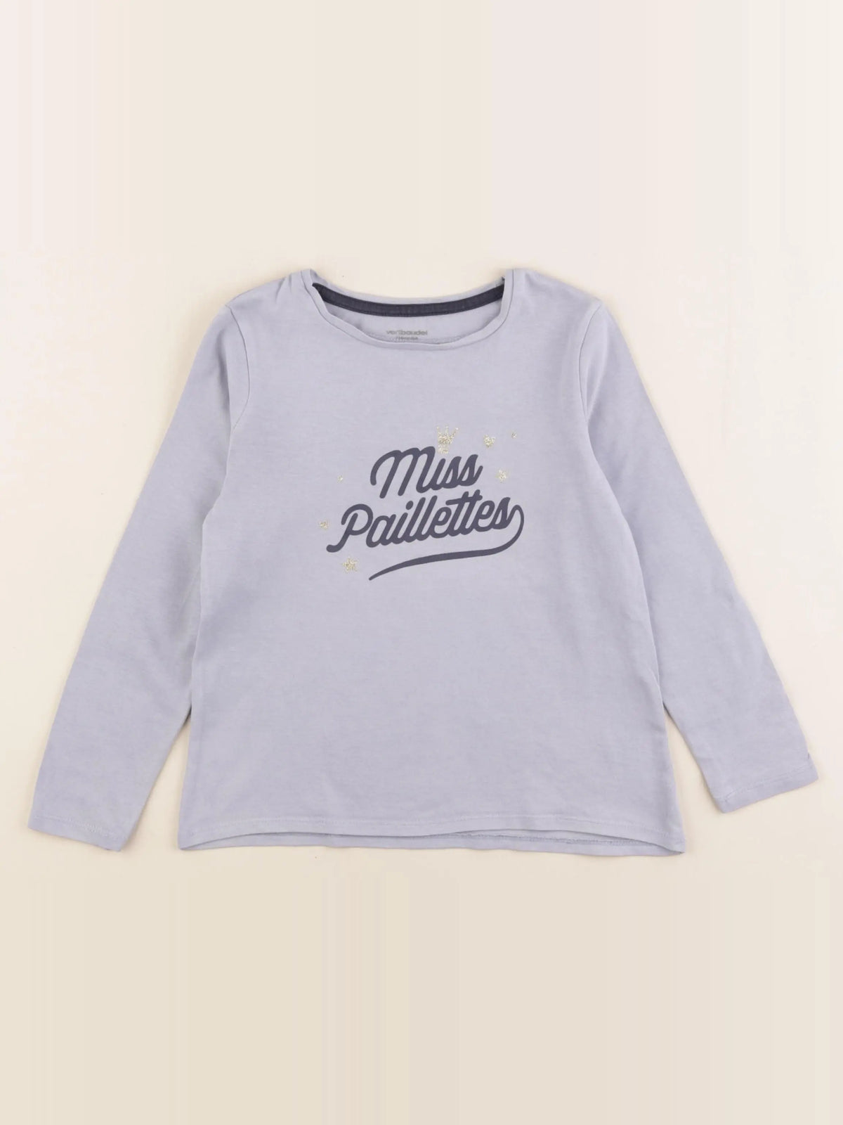 Vertbaudet - tee-shirt bleu - 6 ans