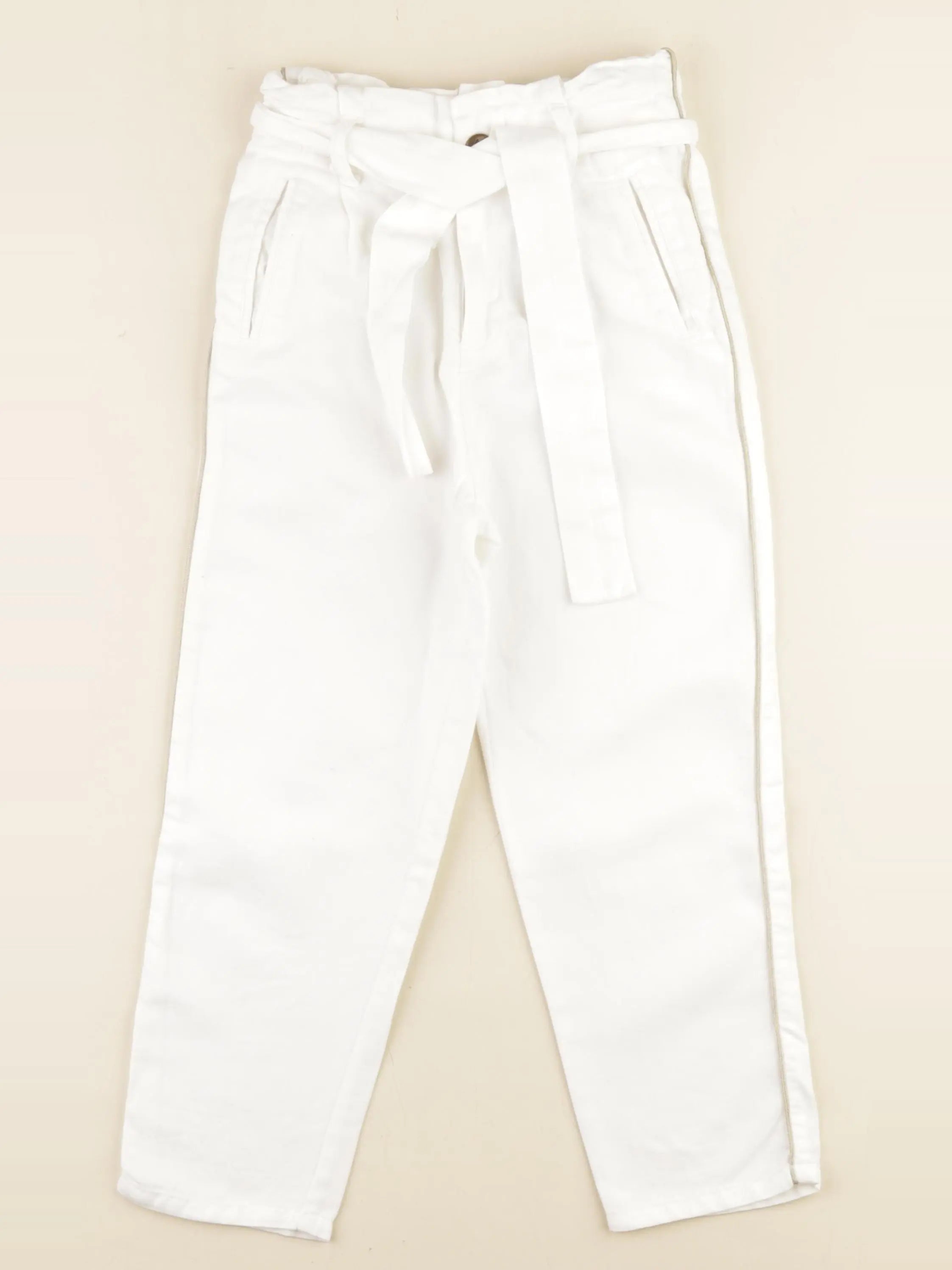 IKKS - pantalon blanc - 8 ans