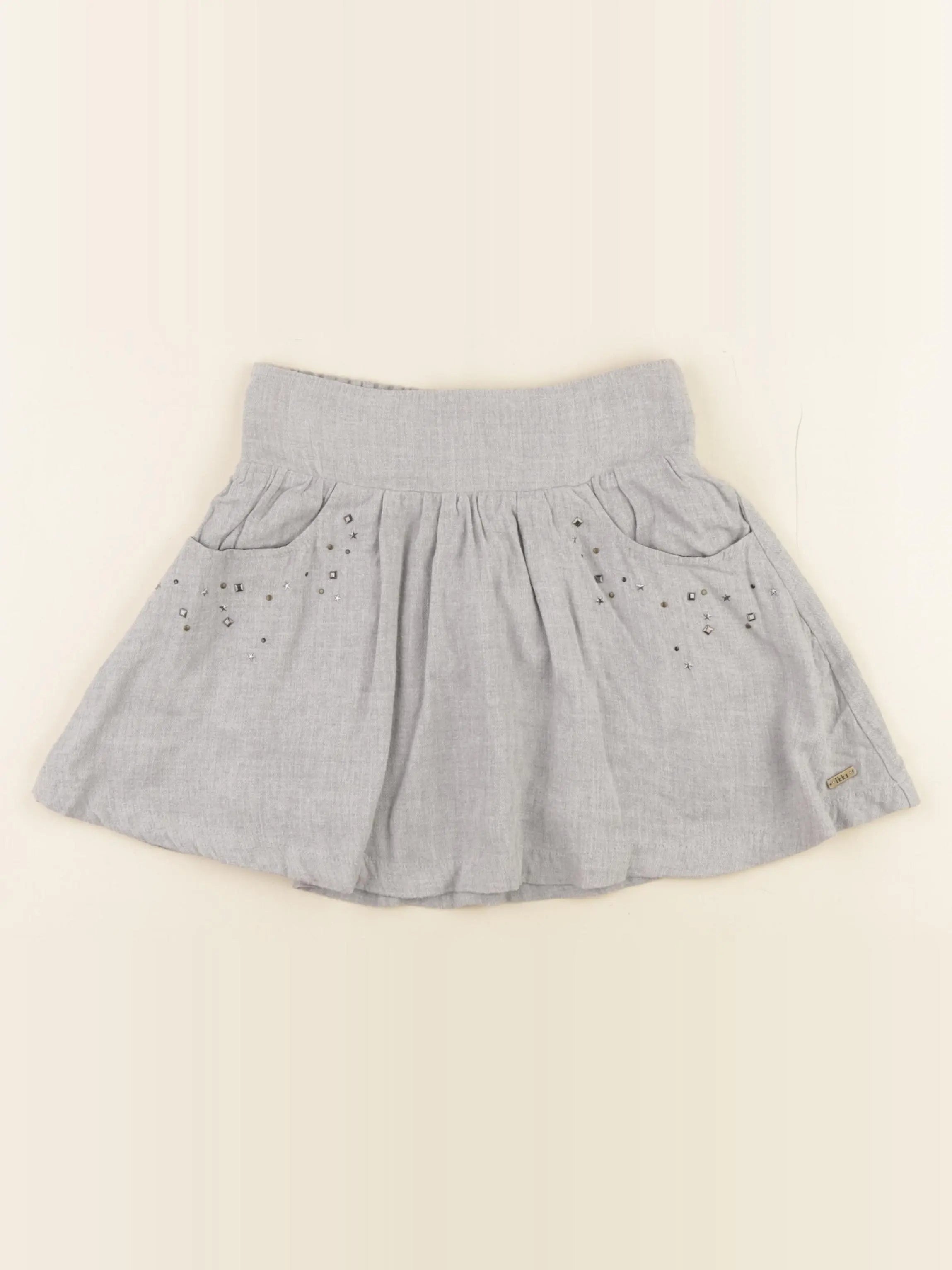 IKKS - jupe gris - 8 ans