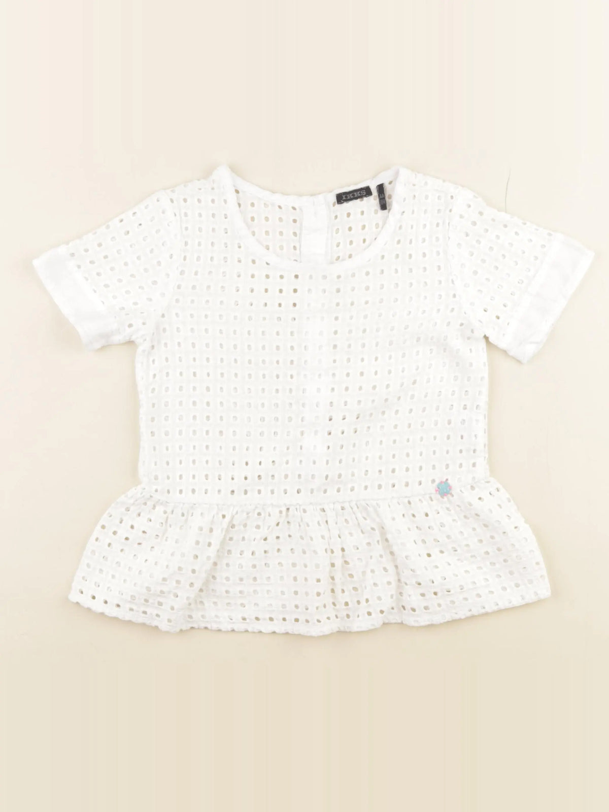 IKKS - blouse blanc - 6 ans