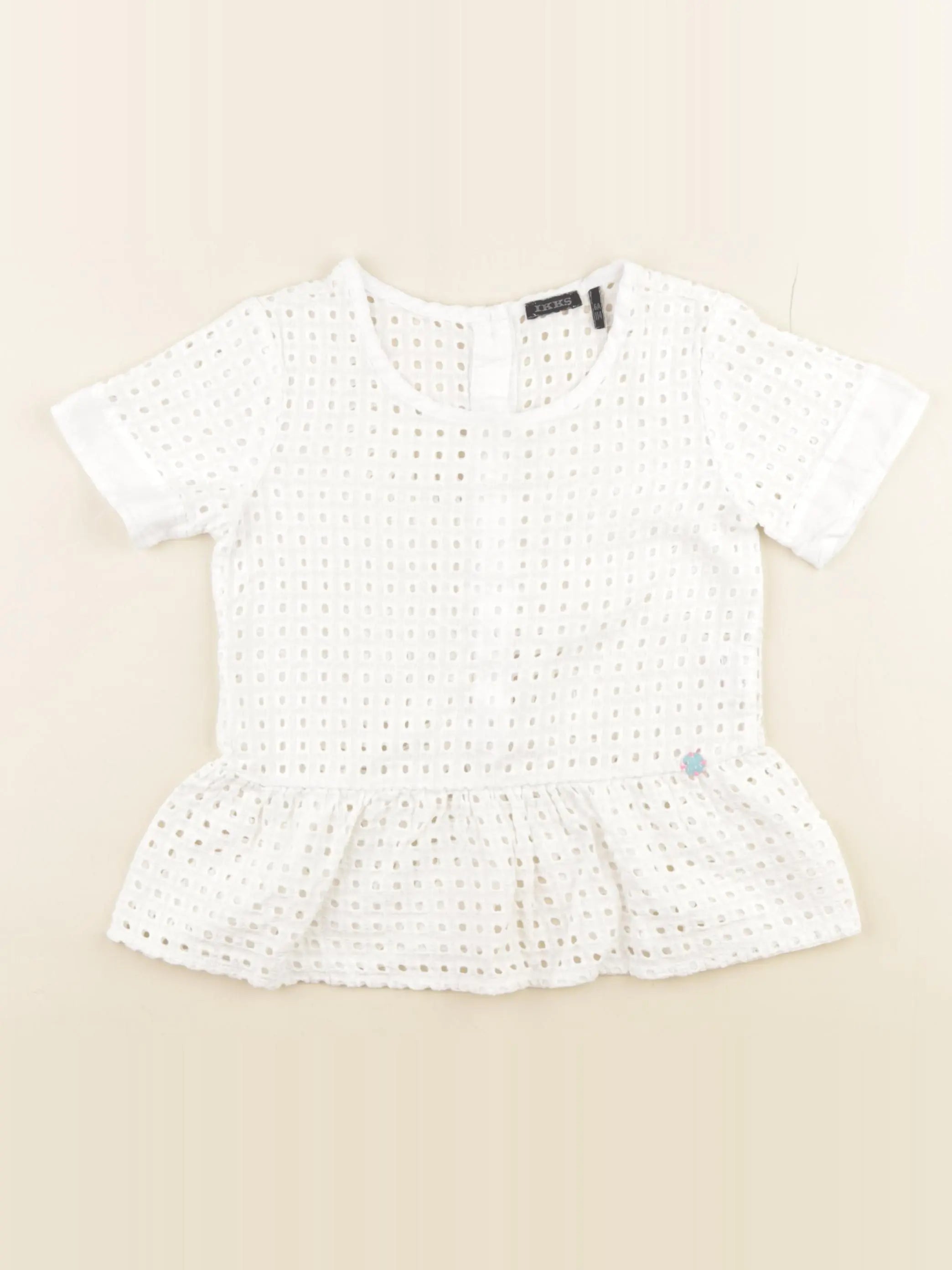 IKKS - blouse blanc - 6 ans