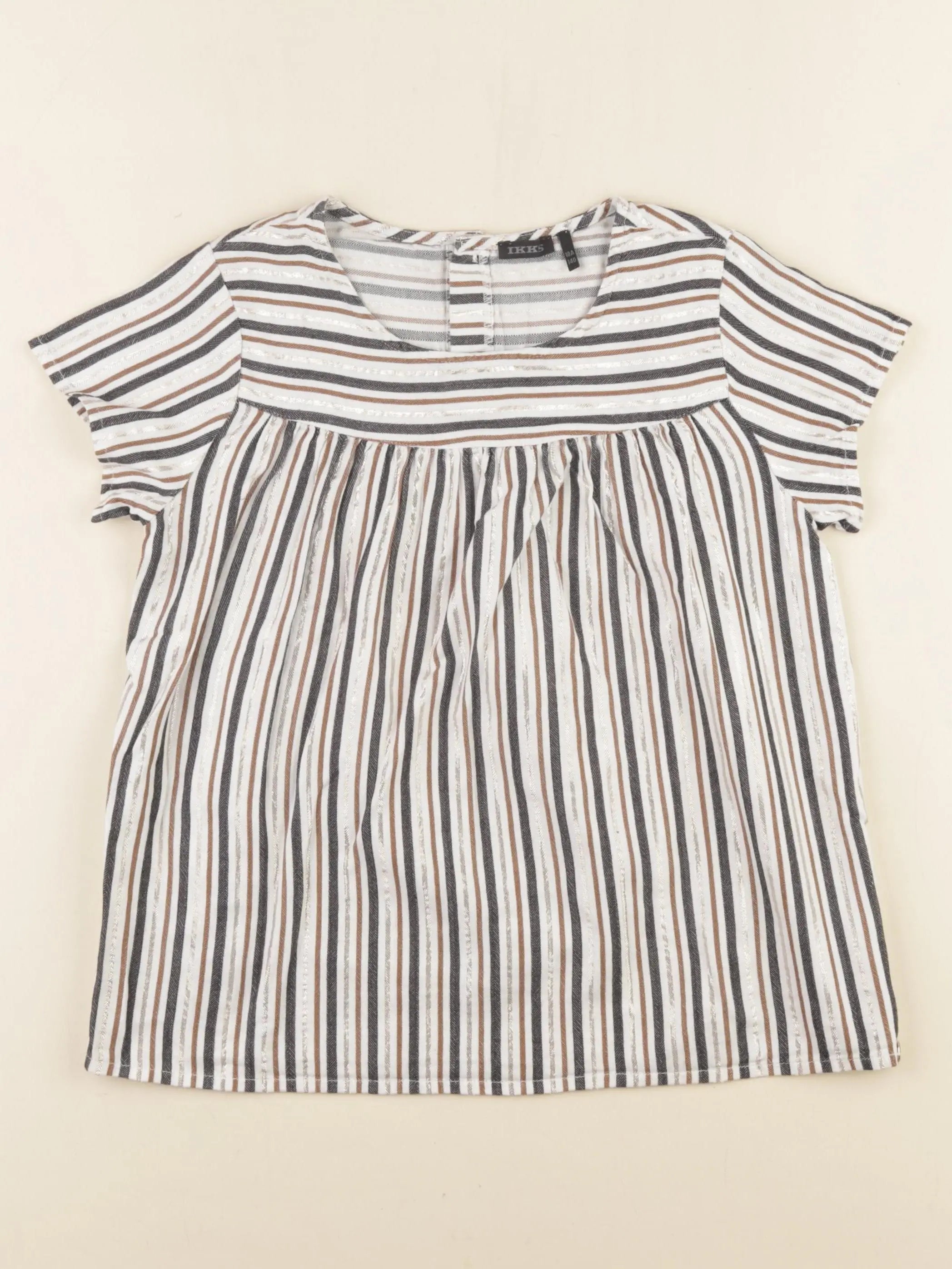 IKKS - blouse beige - 10 ans