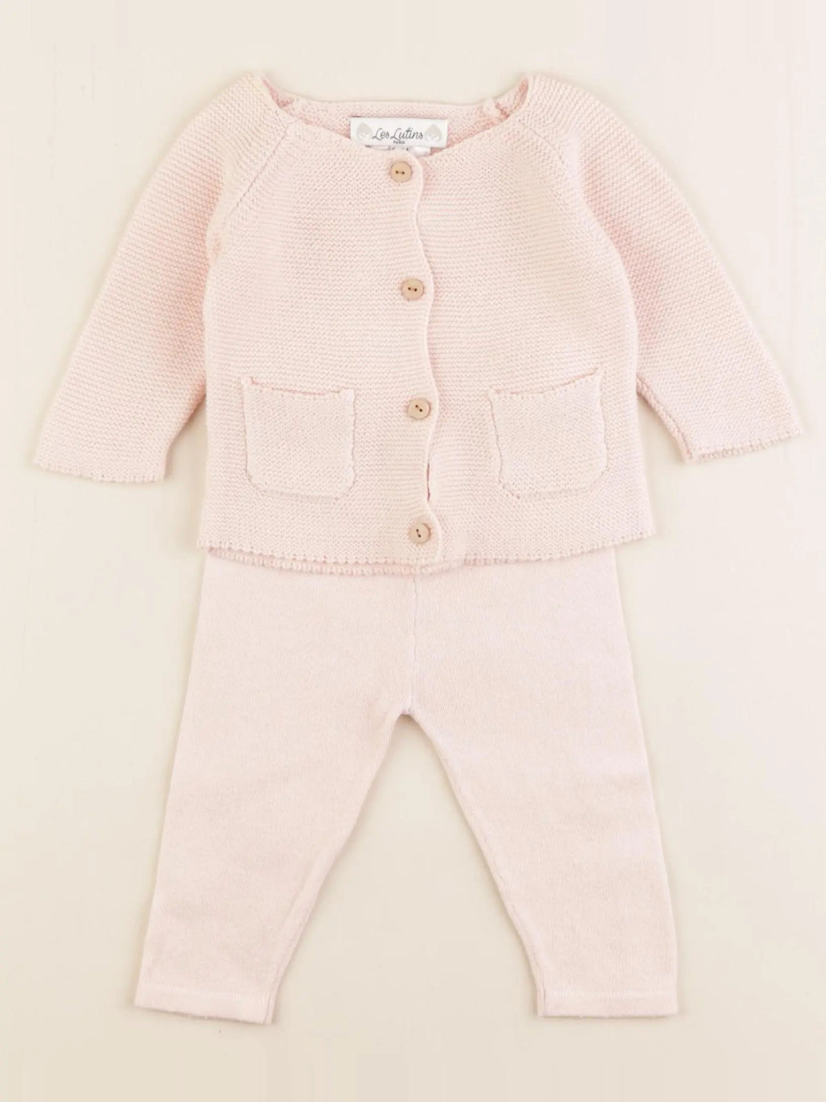 Les Lutins Paris - ensemble rose - 3 mois