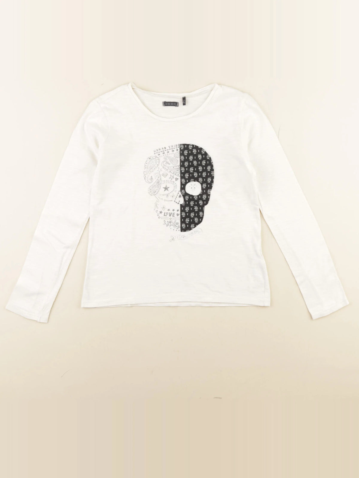IKKS - tee-shirt blanc - 10 ans