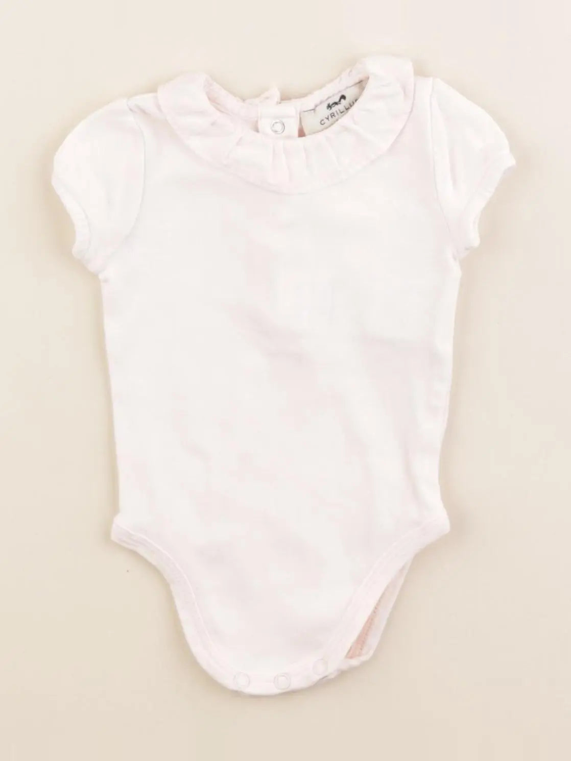 Cyrillus - body à col rose - 1 mois