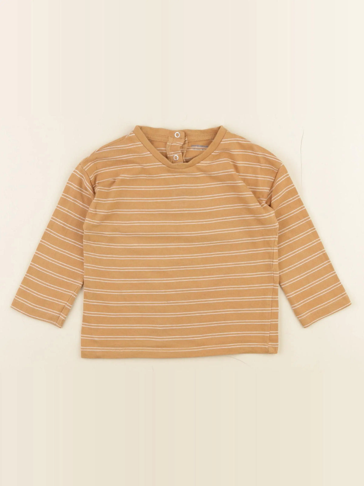 Vertbaudet - tee-shirt marron - 18 mois
